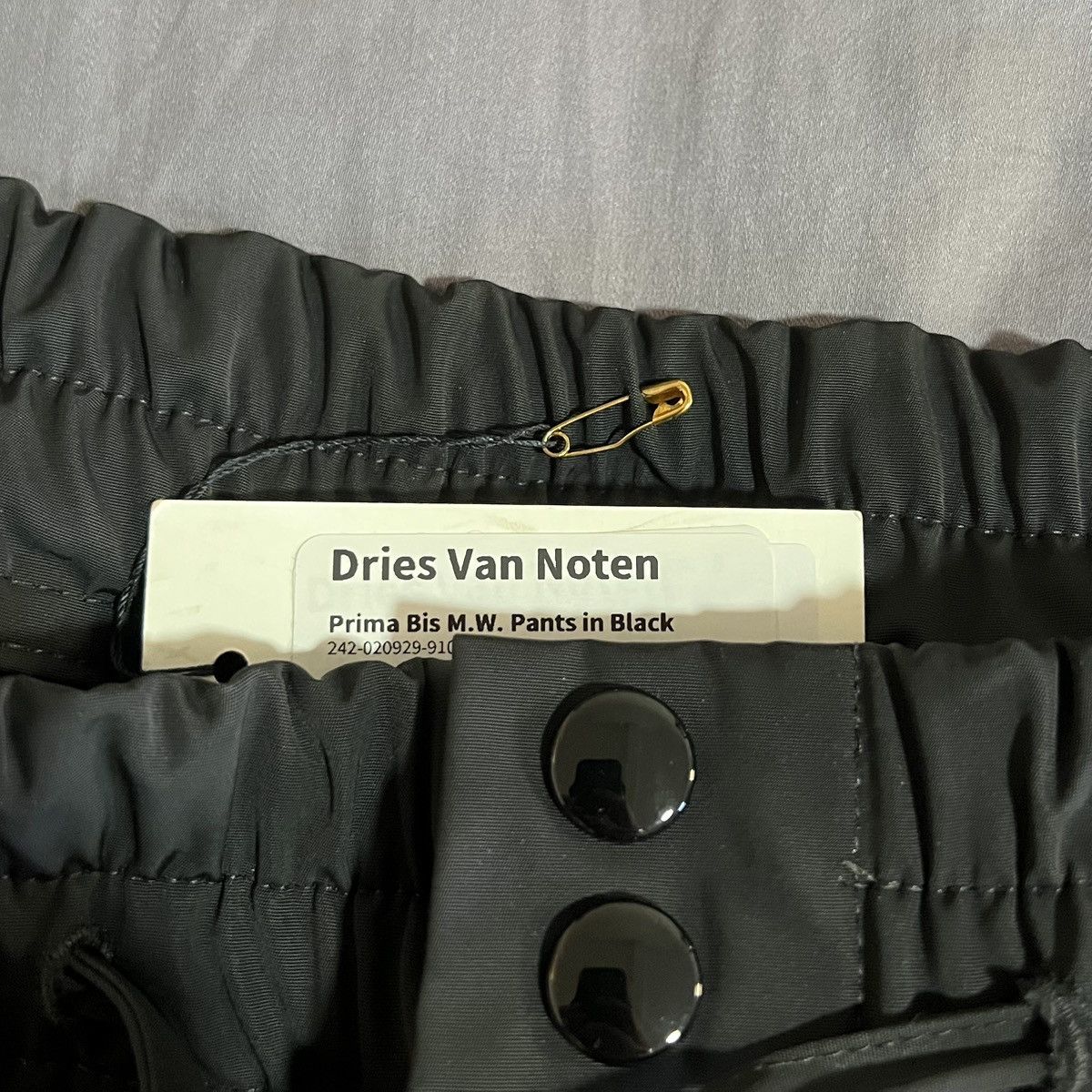 Dries Van Noten Dries Van Noten Black Prima Bis M.W. Pants Size US 29 - 5 Thumbnail
