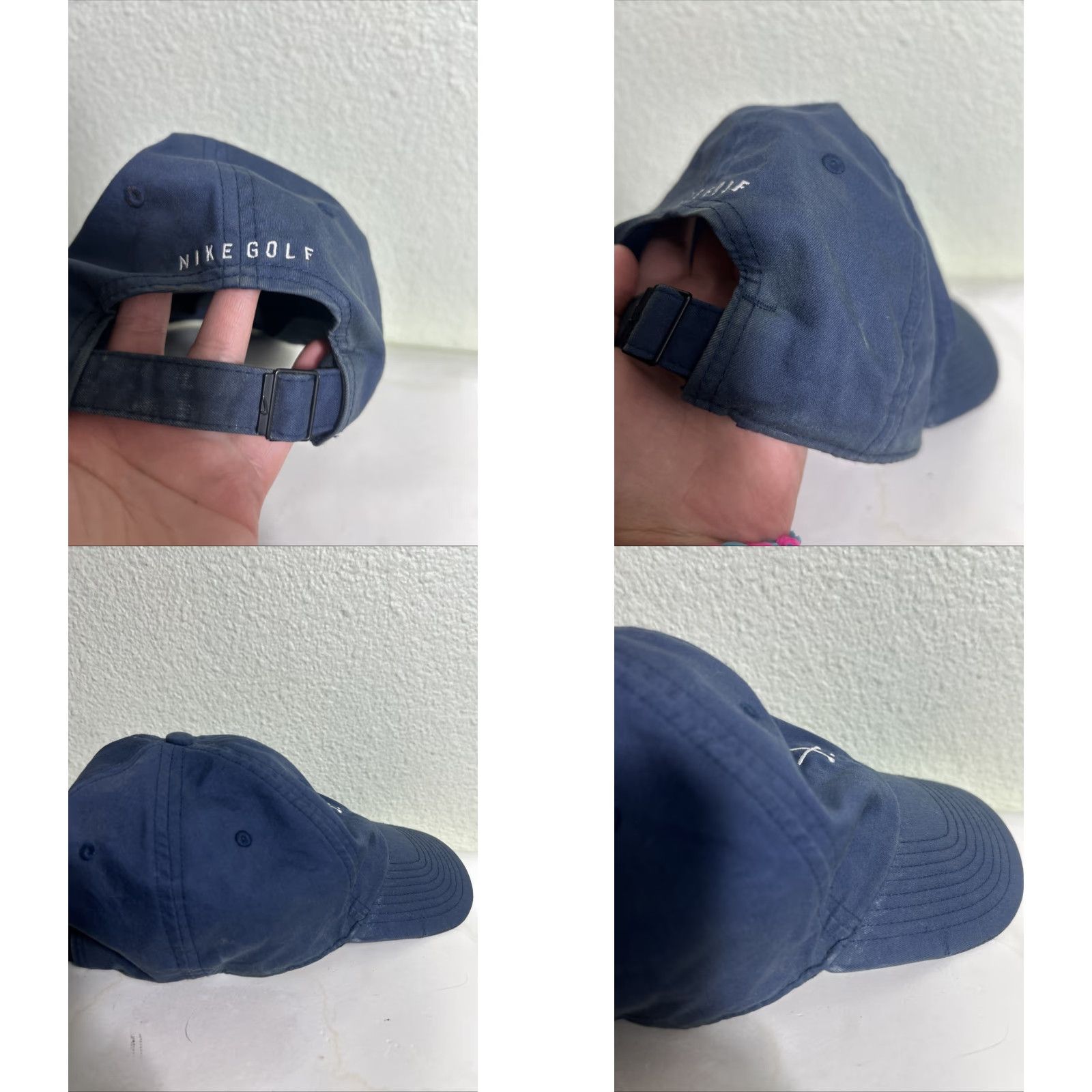 Nike Nike Baseball Hat Nike Golf Heritage86 Dri-Fit Adult Navy AA2259-010 Adjustable OSFM Cap Men Baseball Cap Navy Classic Outdoor Sports Size ONE SIZE - 8 Thumbnail