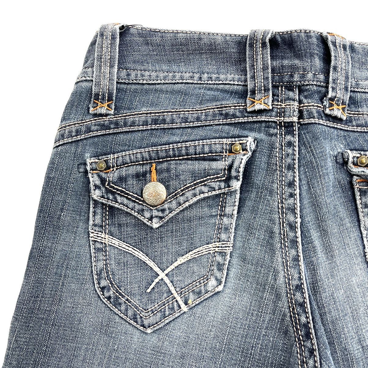If Six Was Nine × Japanese Brand × Le Grande Bleu (L.G.B.) Oririn Conception Flared Jeans Bootcut Denim Pants Size US 30 / EU 46 - 12 Thumbnail