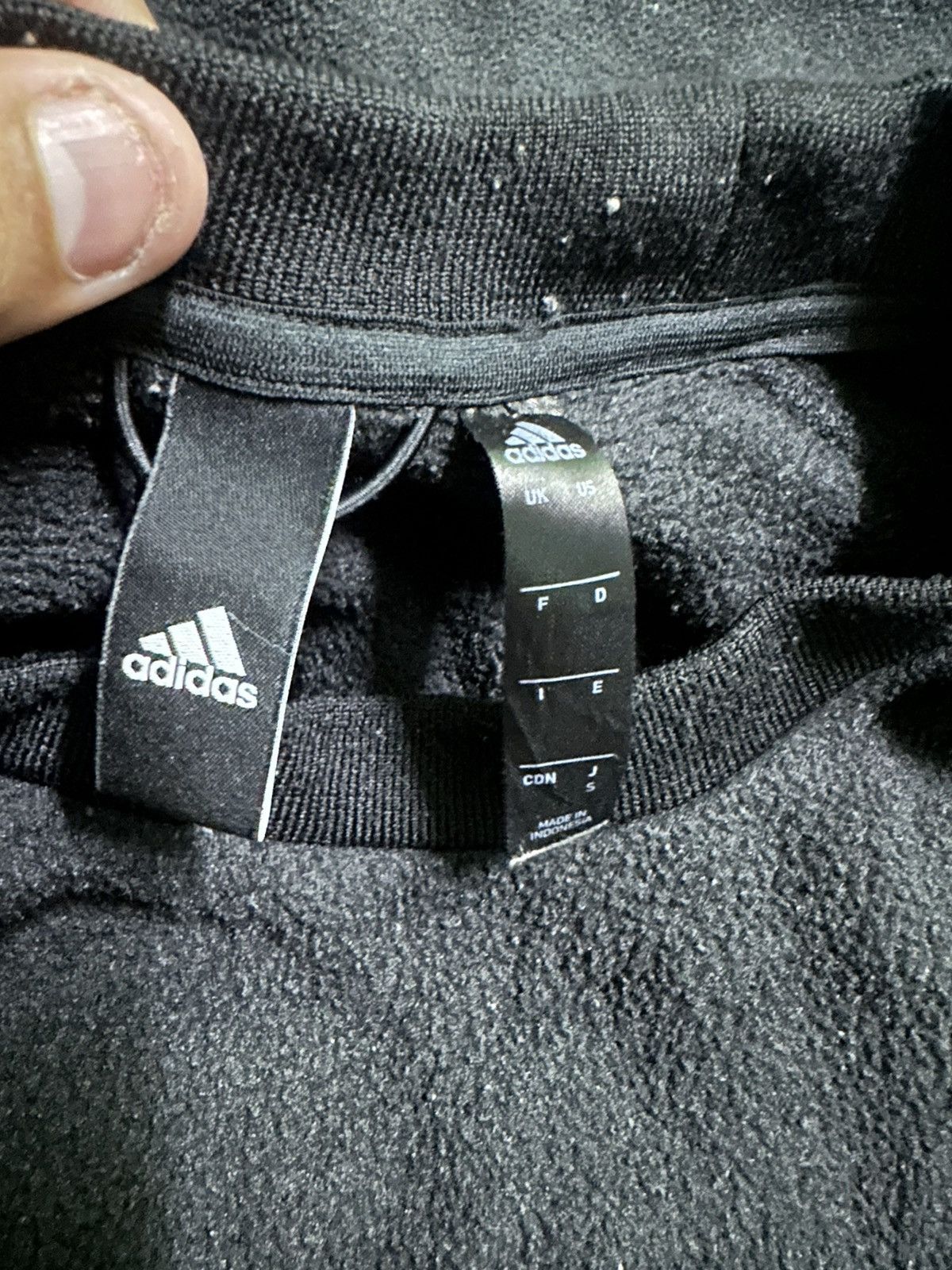Adidas Adidas plain long sleeve fleece Size US S / EU 44-46 / 1 - 4 Thumbnail