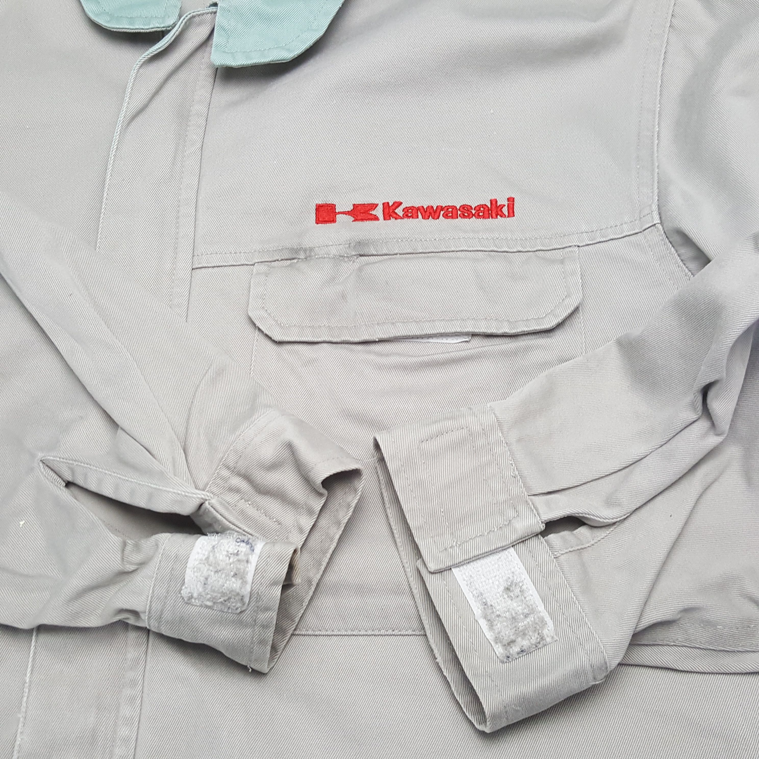 Japanese Brand × Vintage Vintage KAWASAKI Japanese Motorsport Racing Jacket Size US L / EU 52-54 / 3 - 7 Thumbnail