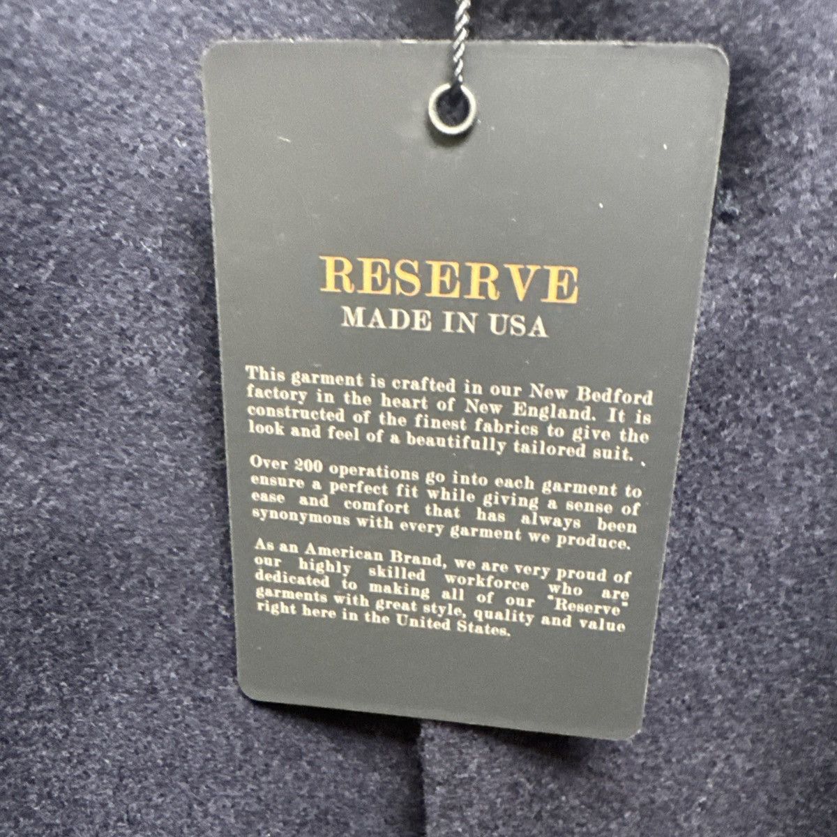 Jos. A. Bank Jos A Bank Reserve Blazer 100% Cashmere Mens 43R Size 42R - 3 Thumbnail