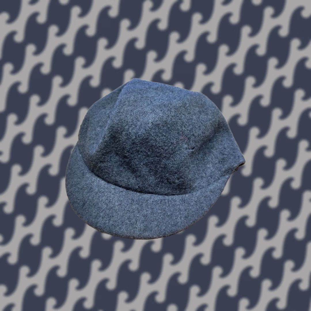 Kangol Kangol Mens Beret Hat Wool Fleece Gray Size M Casual Beret Cap Collette Central Peak Mens Size US M / EU 48-50 / 2 - 1 Thumbnail