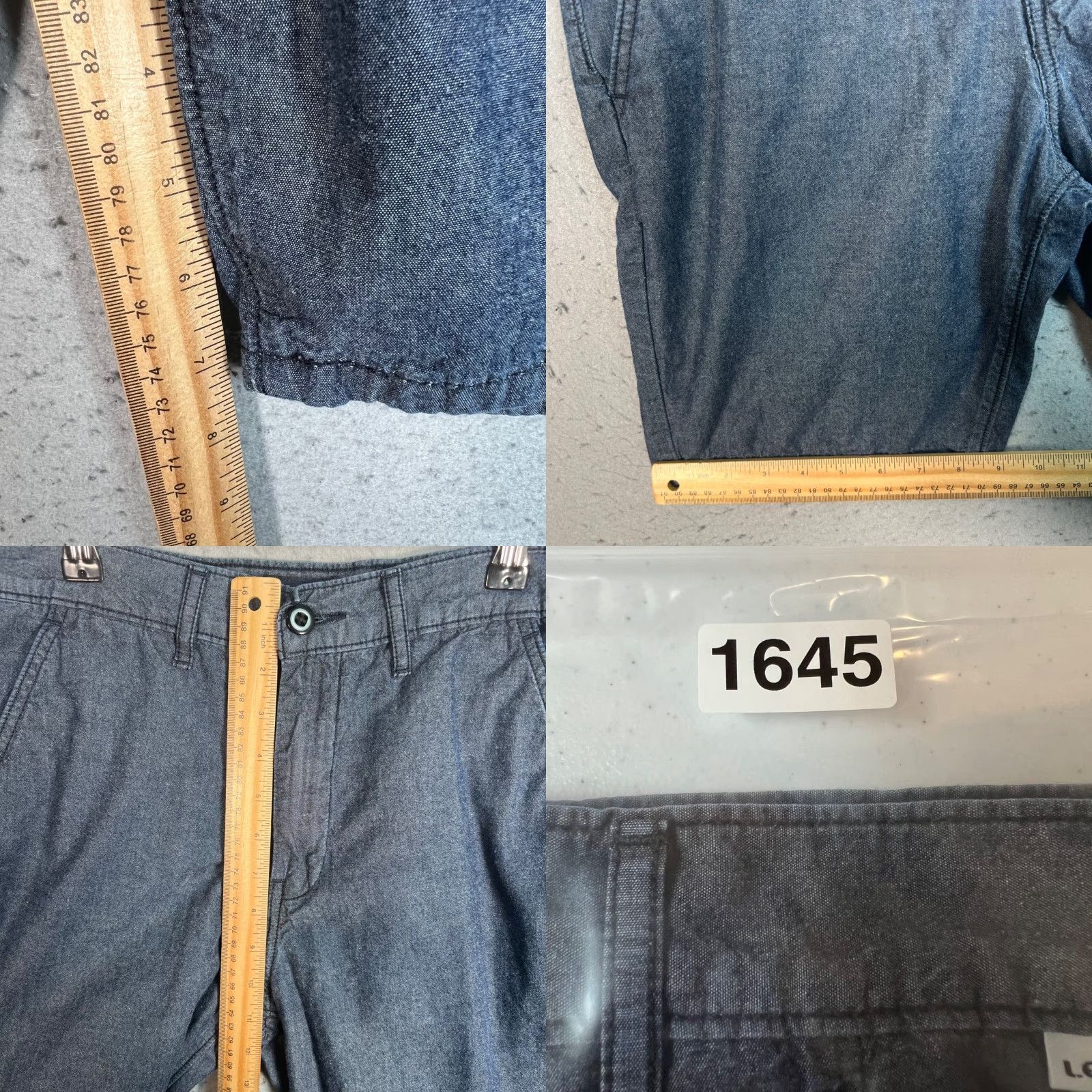 Levi's Levis Mens Shorts 30 Chambray Blue Chino Cotton Size US 30 / EU 46 - 8 Thumbnail