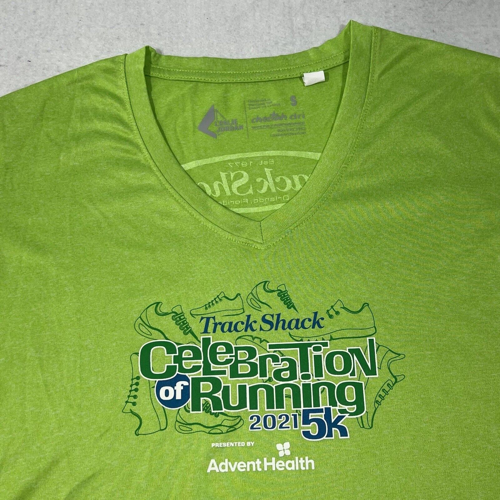 Other Leslie Jordan Track Shack 5K Race Athletic Graphic T Shirt Size S / US 4 / IT 40 - 2 Thumbnail