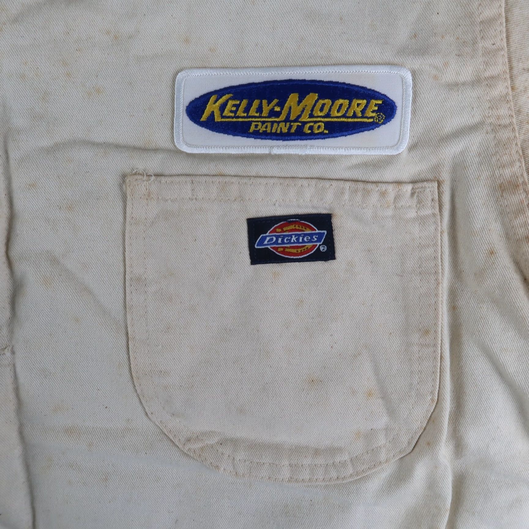 Dickies Vintage Dickies 90s Flannel Lined Painter Chore Jacket Coat Workwear XL Ivory Men Size US XL / EU 56 / 4 - 3 Thumbnail