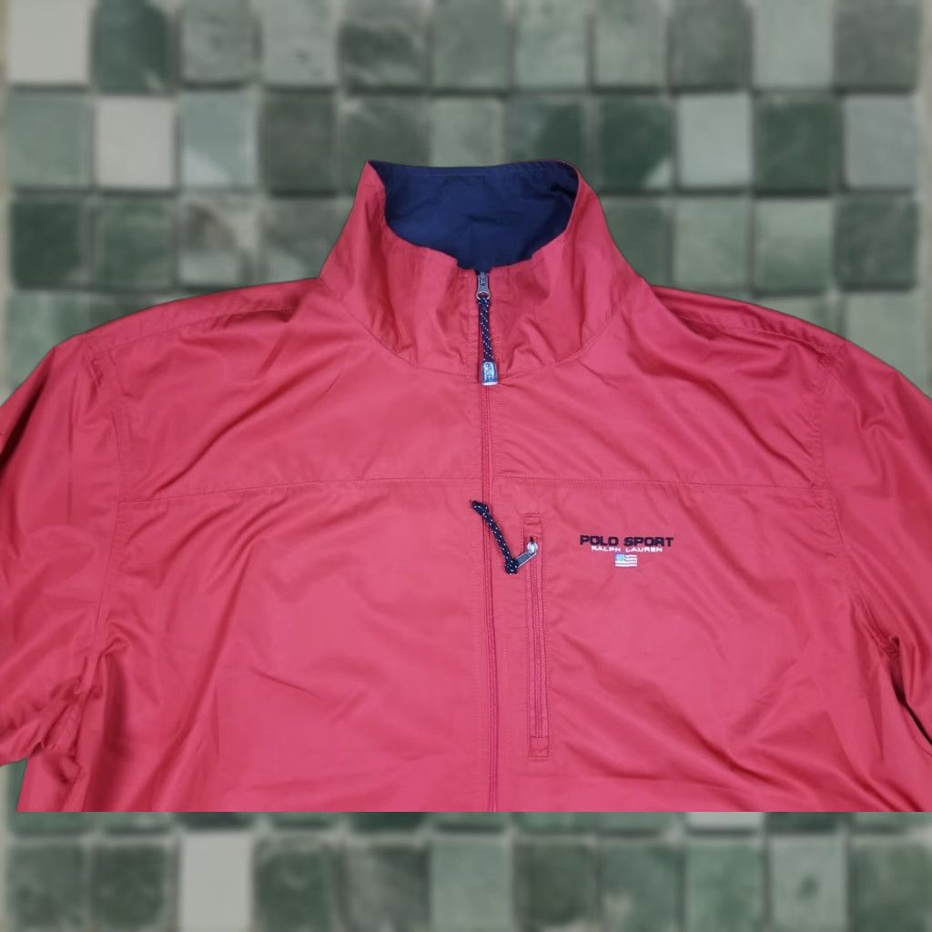 Ralph Lauren VINTAGE Ralph Lauren Polo Sport Windbreaker Jacket SZ XXLARGE RED NylON Hooded Lined Men XXL Size US XXL / EU 58 / 5 - 1 Thumbnail