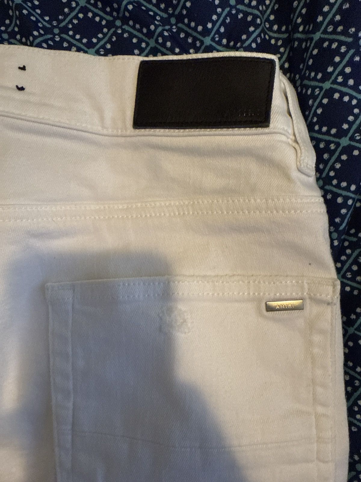 Amiri White MX1 Size US 32 / EU 48 - 5 Thumbnail