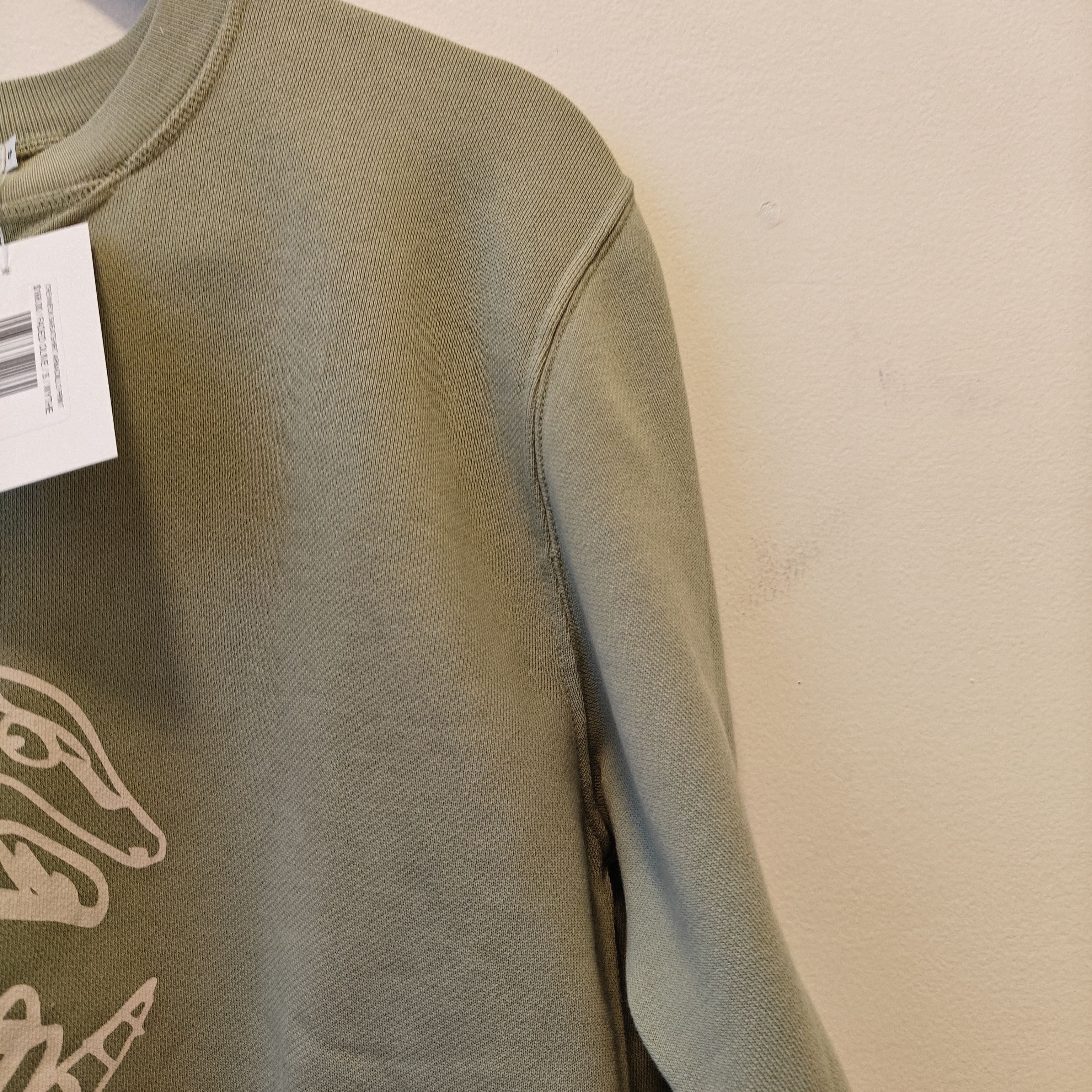 WYTHE NWT Armadillo print crewneck sweater $168 faded olive Size US S / EU 44-46 / 1 - 8 Thumbnail