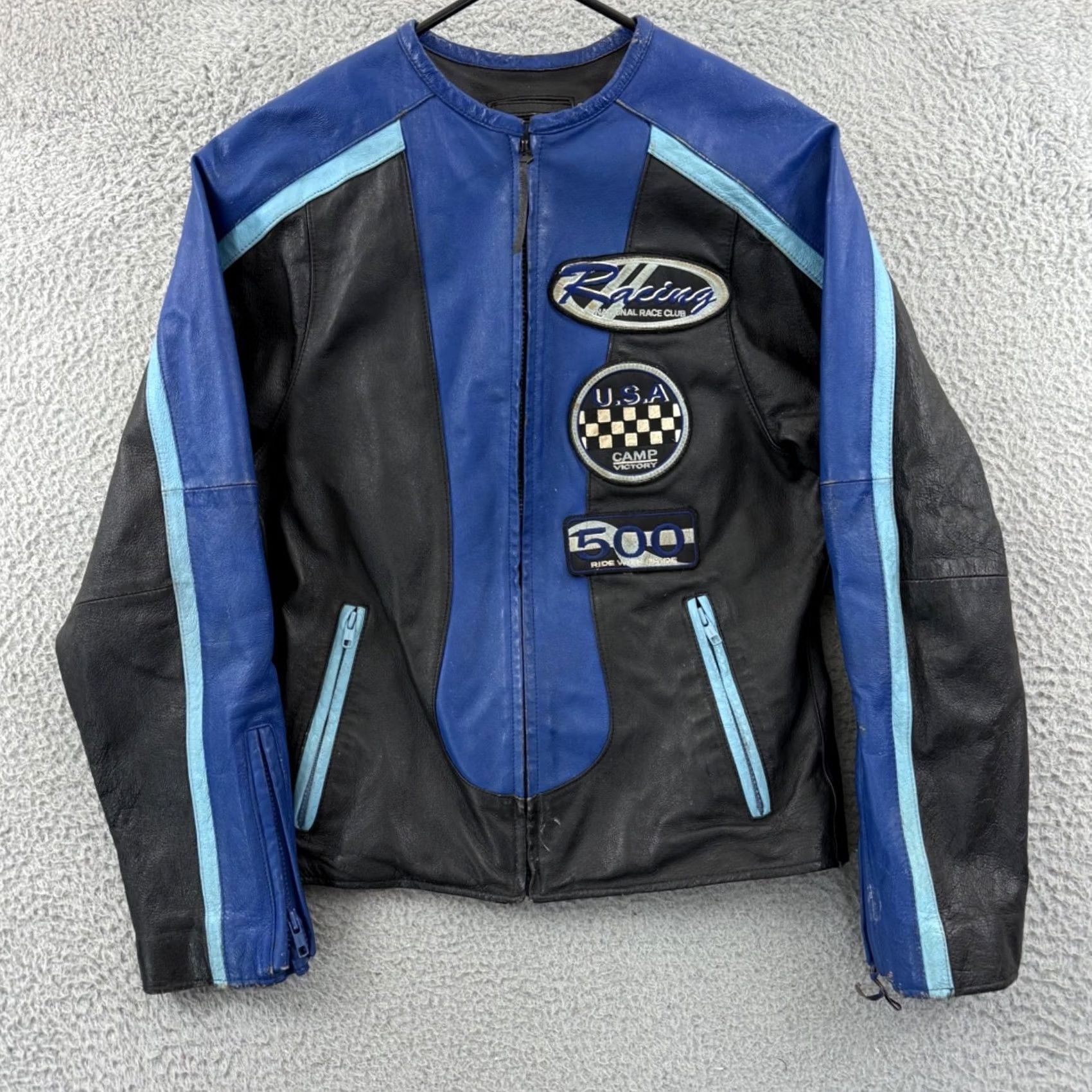 Vintage VINTAGE Vanson Leather Jacket Womens Small Black 90s Patch Biker Racing Motocycle Jacket Short Long Sleeve Womens Menus Size S / US 4 / IT 40 - 2 Thumbnail
