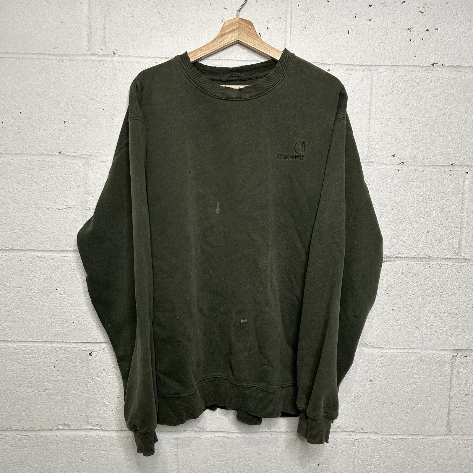 Carhartt Vintage Carhartt Crewneck Sweatshirt “Dark Green” K186 DGR Size US XL / EU 56 / 4 - 1 Thumbnail
