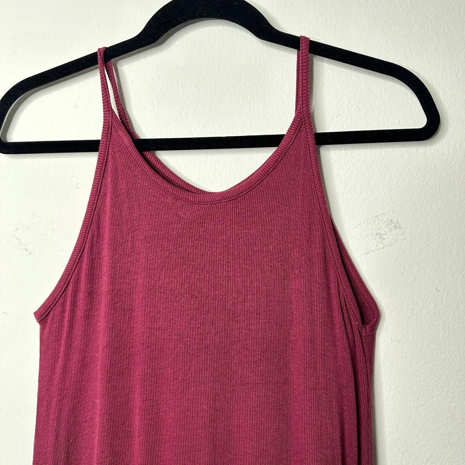Old Navy Old Navy Soft Burgundy Swing Summer Tank Dress Above Knee S Size S / US 4 / IT 40 - 2 Thumbnail