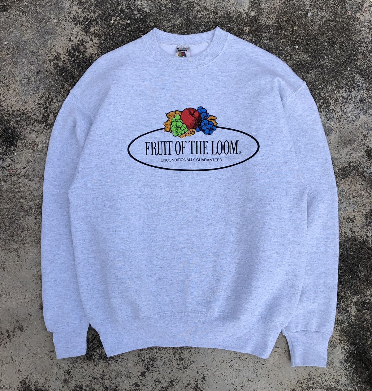 Fruit Of The Loom Vintage 90s Big Logo Fruit Of The Loom Sweatshirt Size US M / EU 48-50 / 2 - 6 Thumbnail