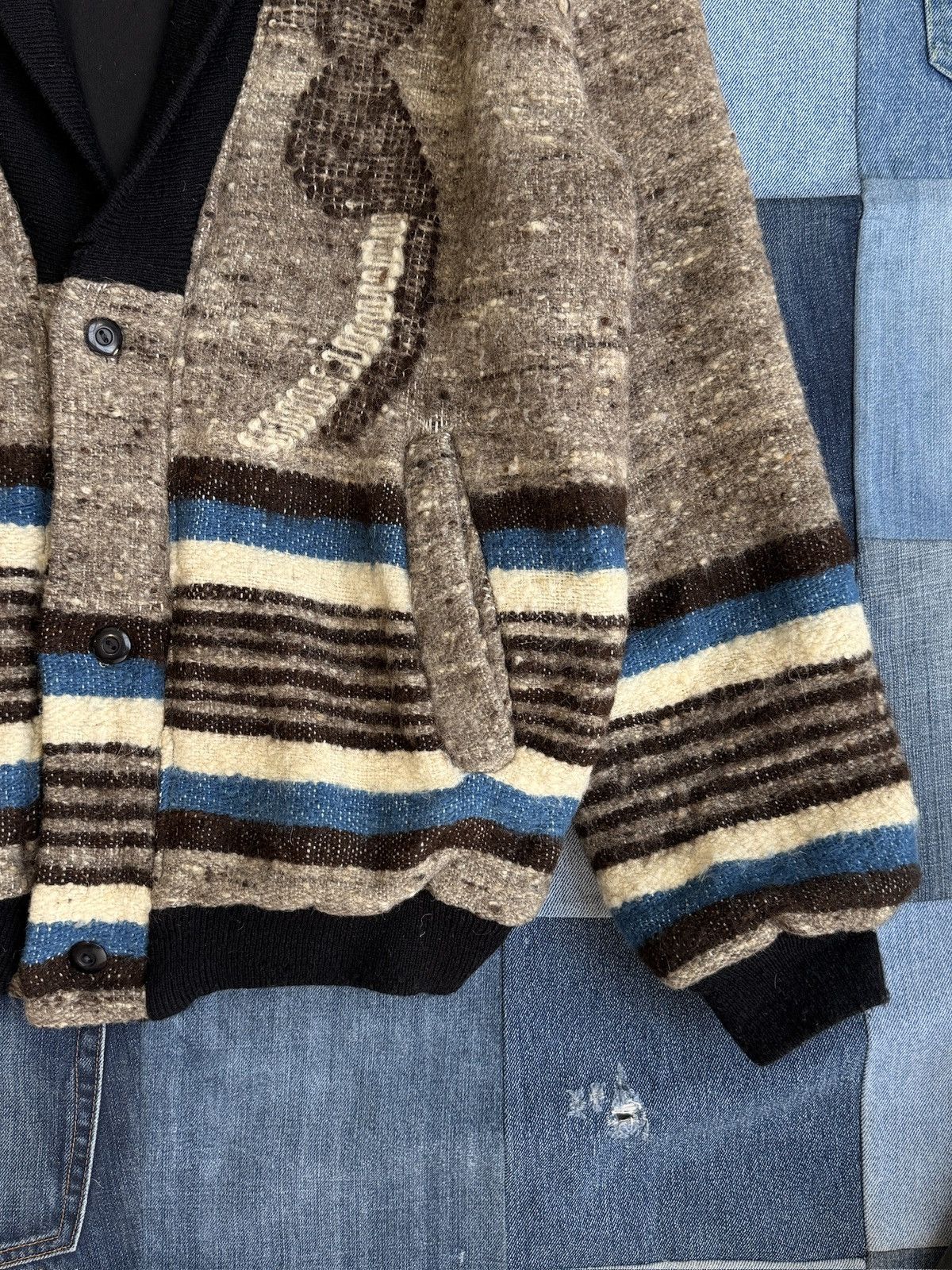 Japanese Brand 1960s Mexican Eagle Wool Bomber Jacket Size US L / EU 52-54 / 3 - 5 Thumbnail