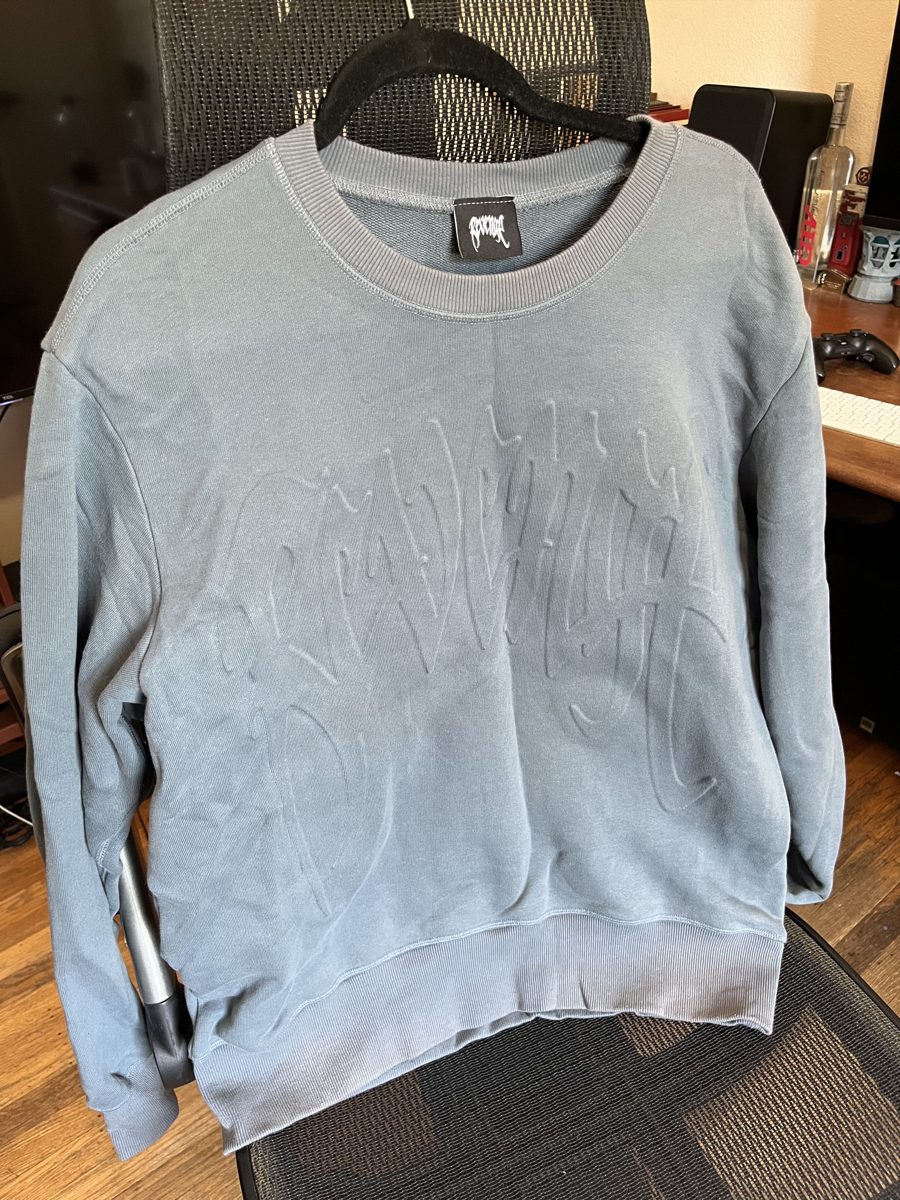 Revenge Revenge Embossed Sweater Size US M / EU 48-50 / 2 - 1 Thumbnail