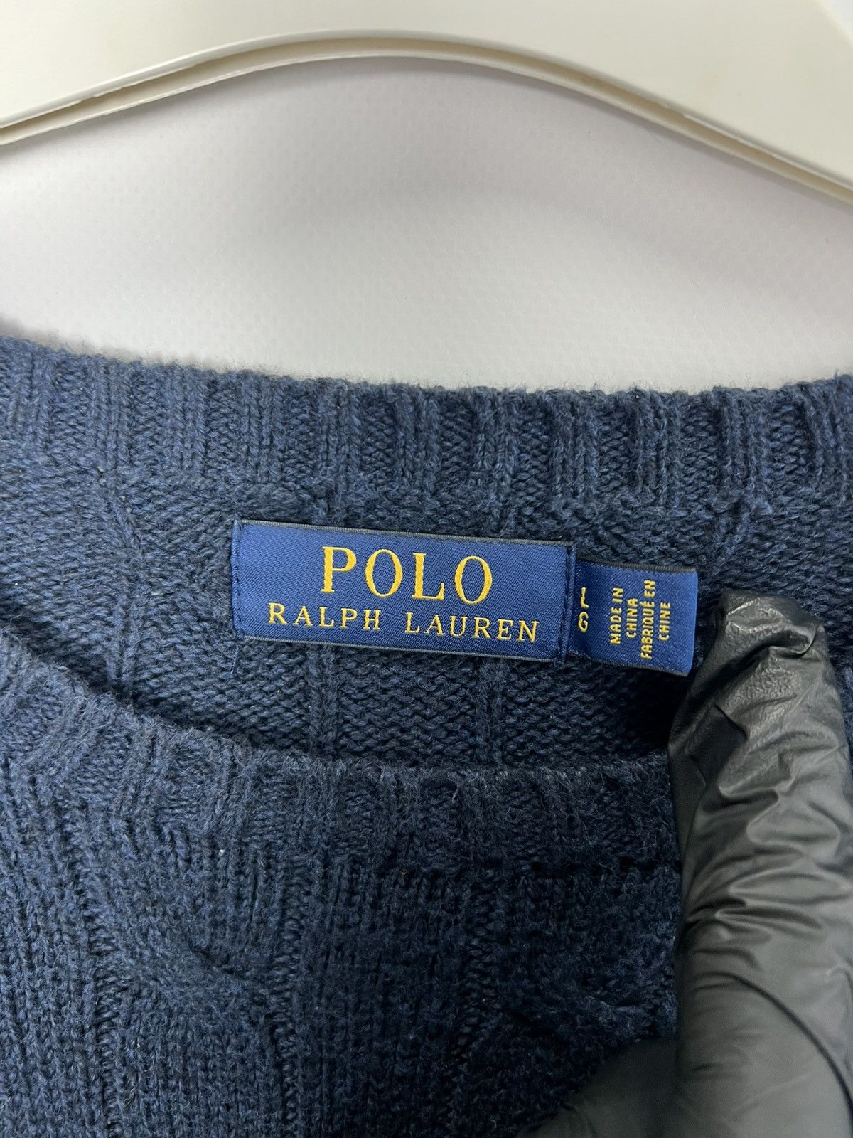 Polo Ralph Lauren Vintage streetwear Polo Ralph Lauren Cable Knit Sweater Size US L / EU 52-54 / 3 - 3 Thumbnail