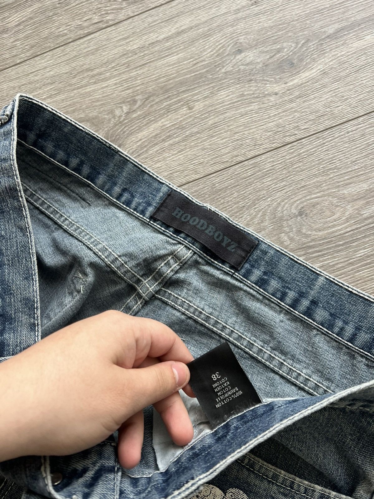 Vintage Vintage HoodBoyz Rap Jeans Size US 38 / EU 54 - 15 Thumbnail