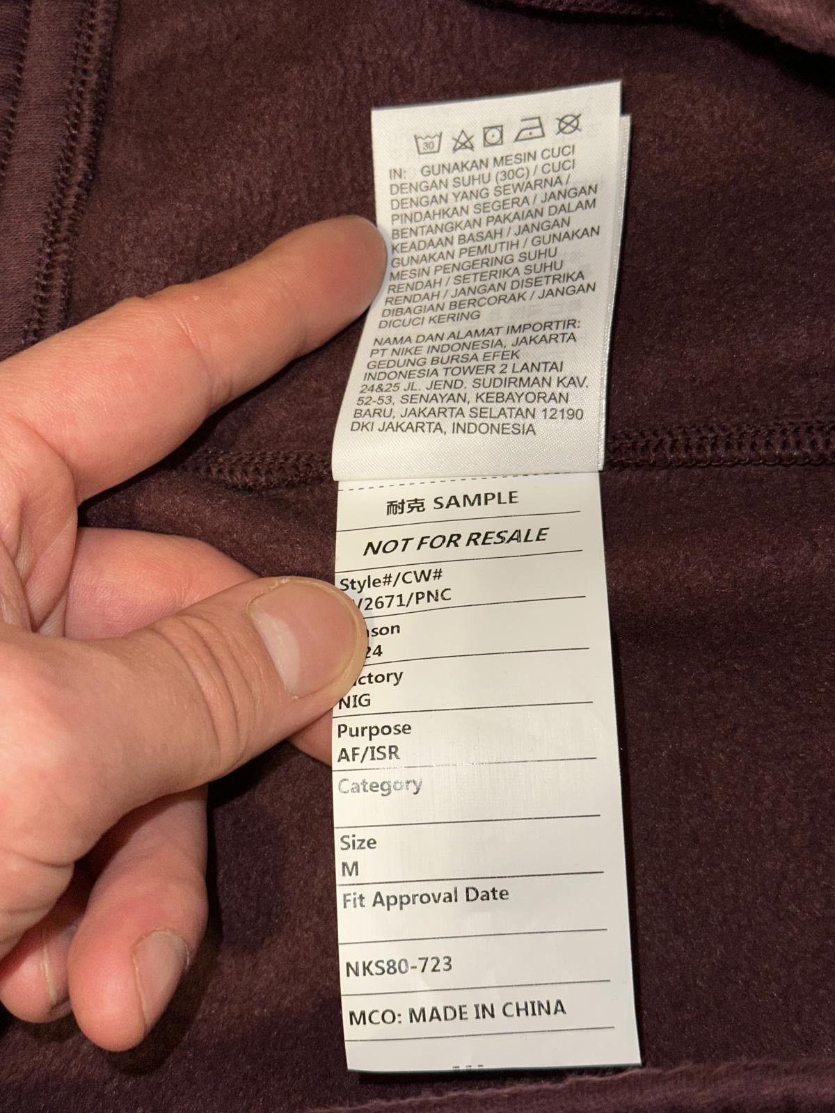 Nike Nike Men's Sportswear Club Fleece Joggers Sample Size US 32 / EU 48 - 10 Thumbnail