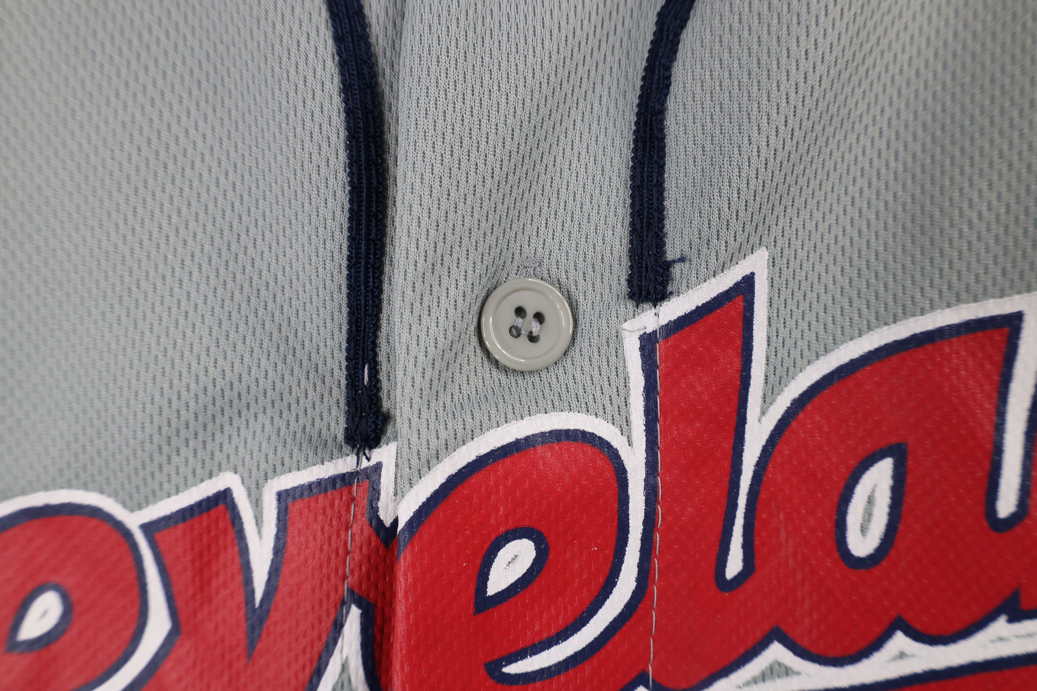 Vintage Vintage Hargrove Cleveland Indians Baseball Jersey Gray #21 Size US XL / EU 56 / 4 - 5 Thumbnail