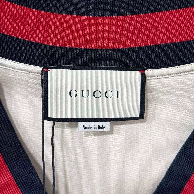 Gucci Gucci VNeck Dress with Striped Sleeves-2505 Size S / US 4 / IT 40 - 4 Thumbnail