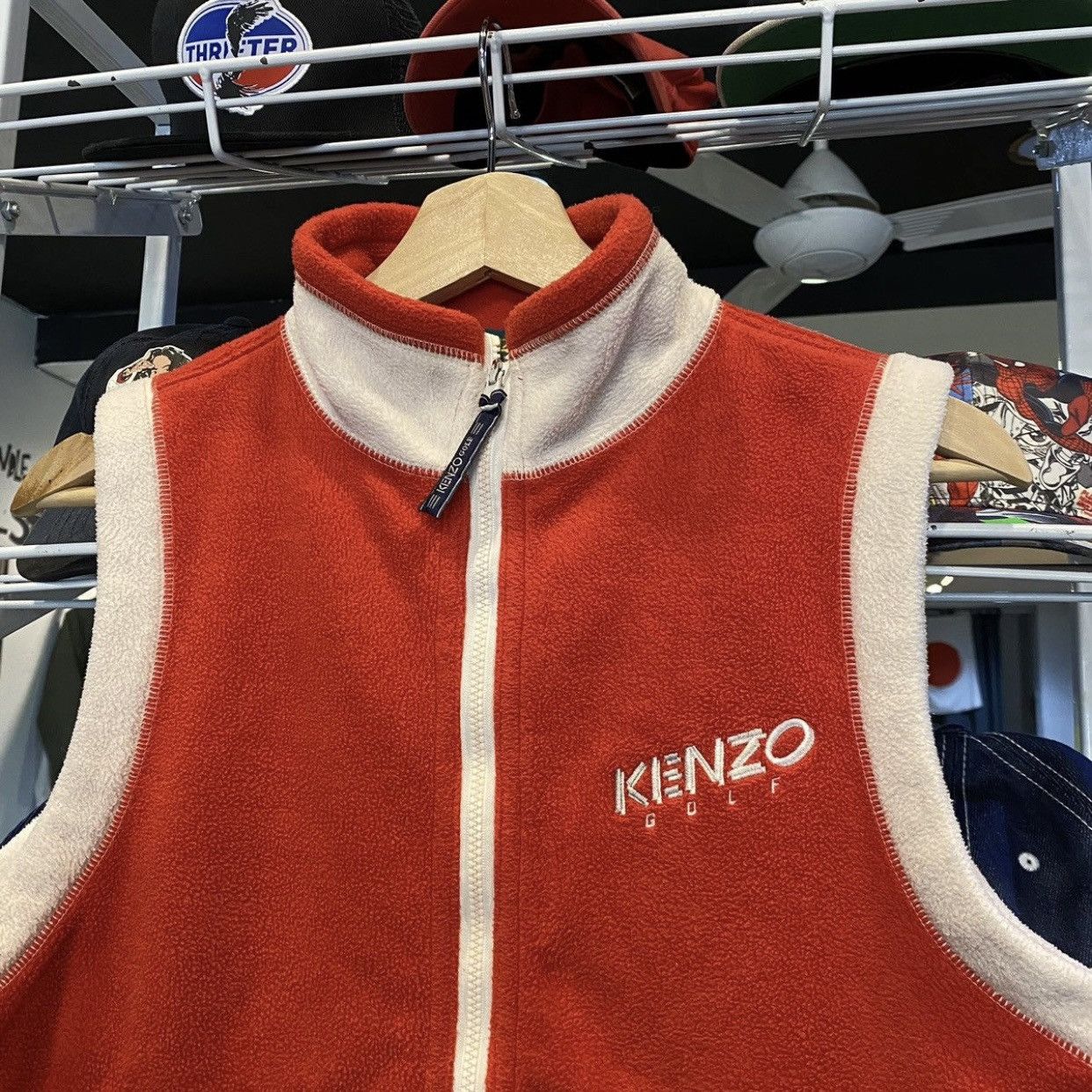Kenzo Vintage Kenzo Golf Fleece Vest Jackets Size US S / EU 44-46 / 1 - 5 Thumbnail