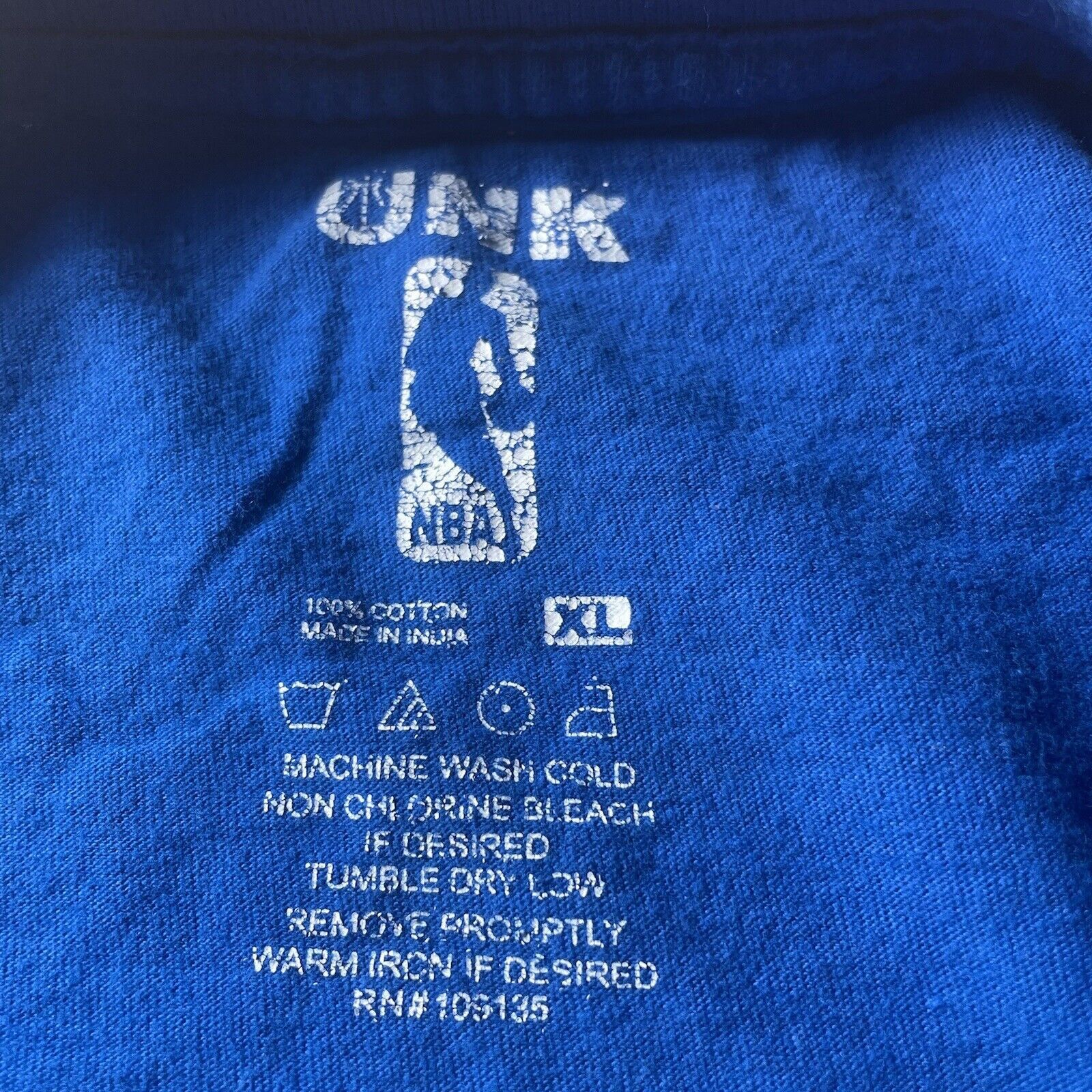 NBA UNK Orlando Magic Blue & White Basketball Graphic T Shirt Size US XL / EU 56 / 4 - 10 Thumbnail