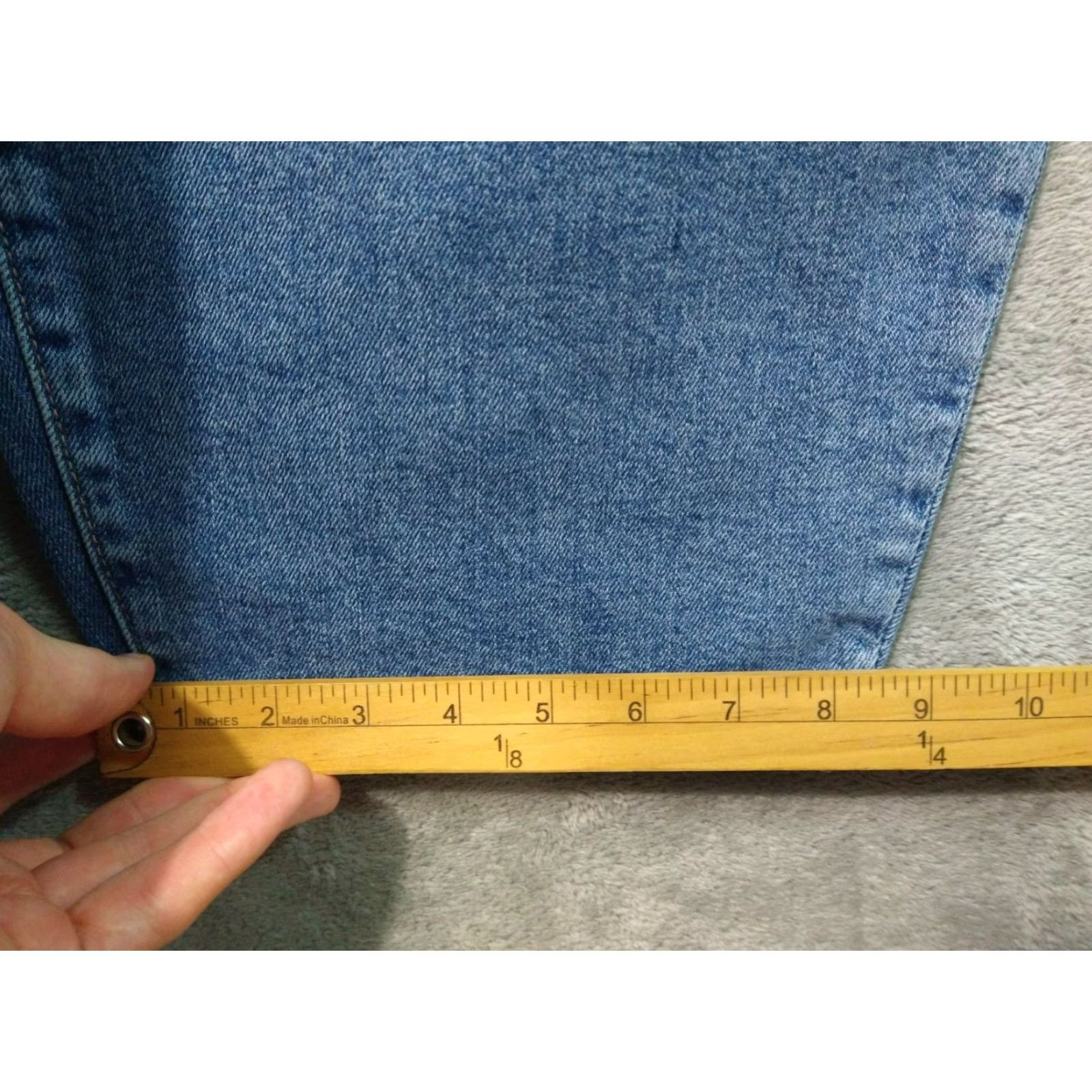 Old Navy Old Navy Jeans Women 26 Blue Denim Curvy OG Straight High Rise Ankle Stretch Size 26" / US 2 / IT 38 - 6 Thumbnail