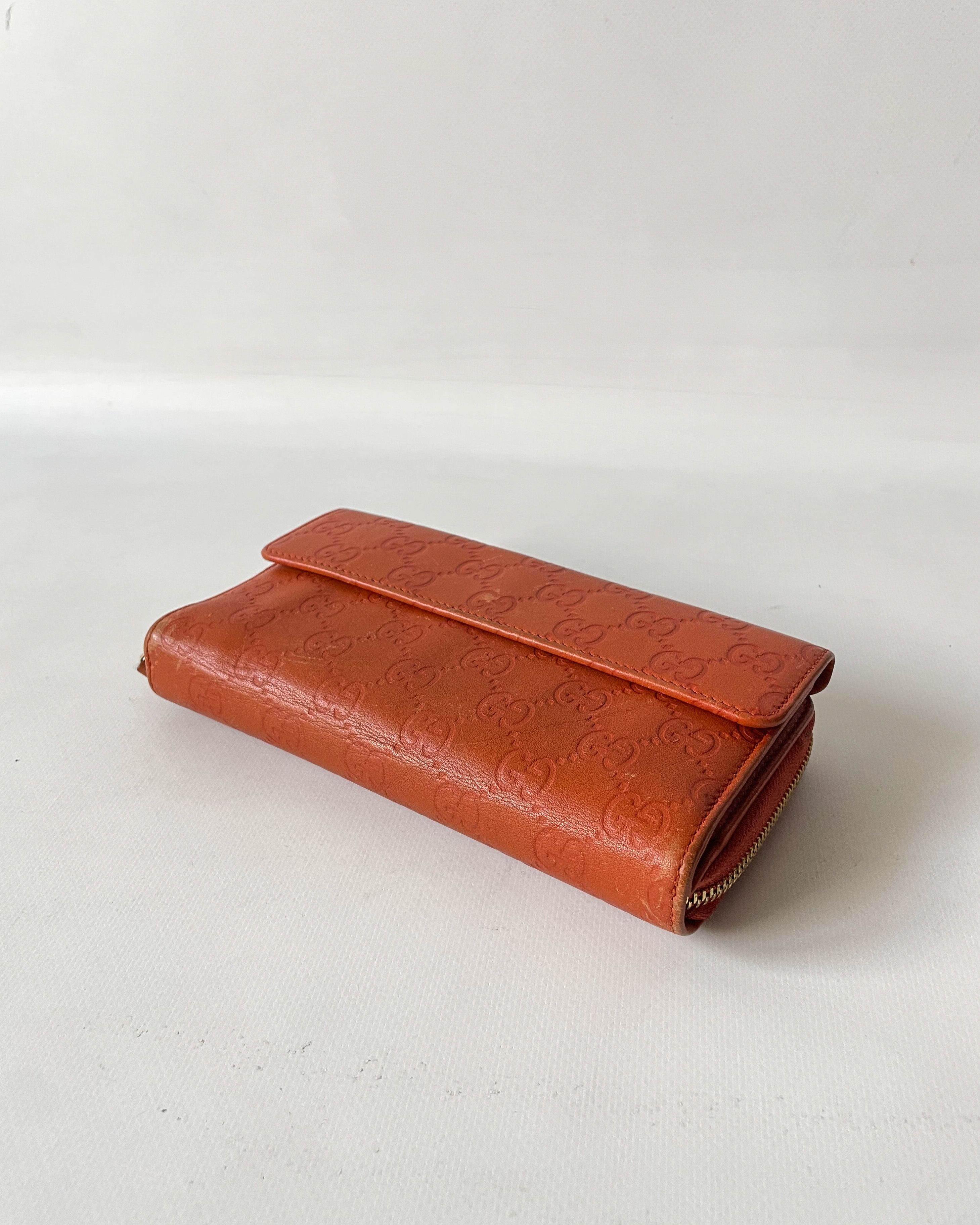 Gucci Gucci Leather Guccissima Zip Around Wallet Size ONE SIZE - 4 Thumbnail