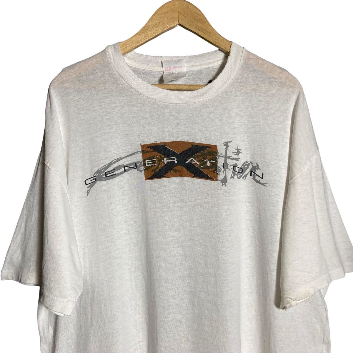 Vintage Vintage 90s Generation X Jesus Christ Distressed T-Shirt Size US XL / EU 56 / 4 - 1 Thumbnail