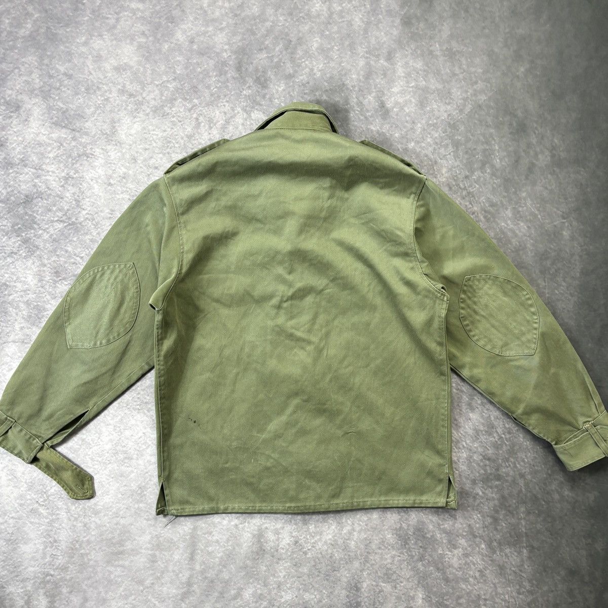 Vintage Vintage Military Overshirt 60s Army Green Short Korea Vietna Size US S / EU 44-46 / 1 - 6 Thumbnail