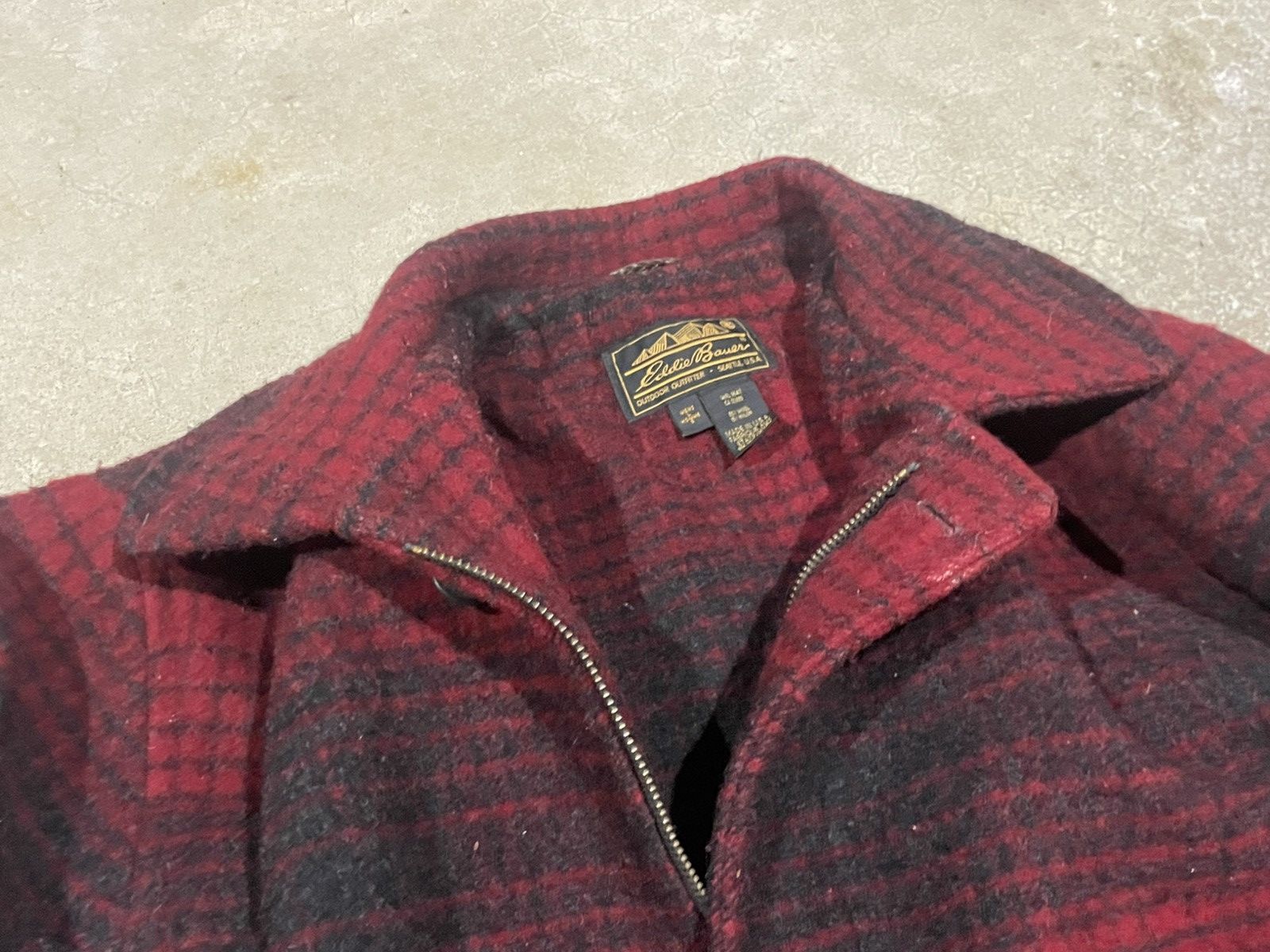 Eddie Bauer Eddie Bauer Vintage Plaid Wool Coat Jacket Size US L / EU 52-54 / 3 - 6 Thumbnail