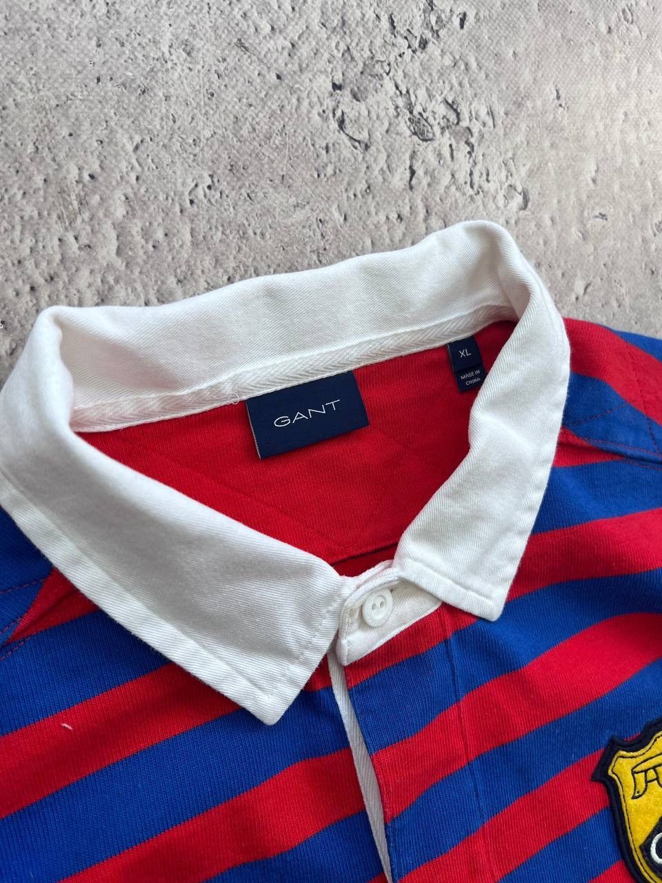 Gant × Vintage Vintage Gant Rugby Long Sleeve Polo Shirt Size US XL / EU 56 / 4 - 12 Thumbnail