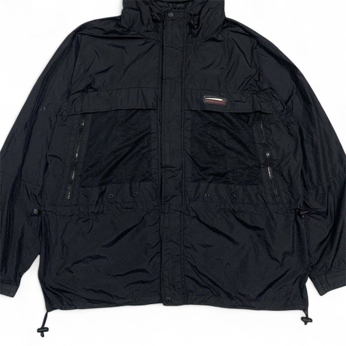 Polo Ralph Lauren Vtg Polo Sport Ralph Lauren Nylon Windbreaker Jacket Size US XXL / EU 58 / 5 - 3 Thumbnail
