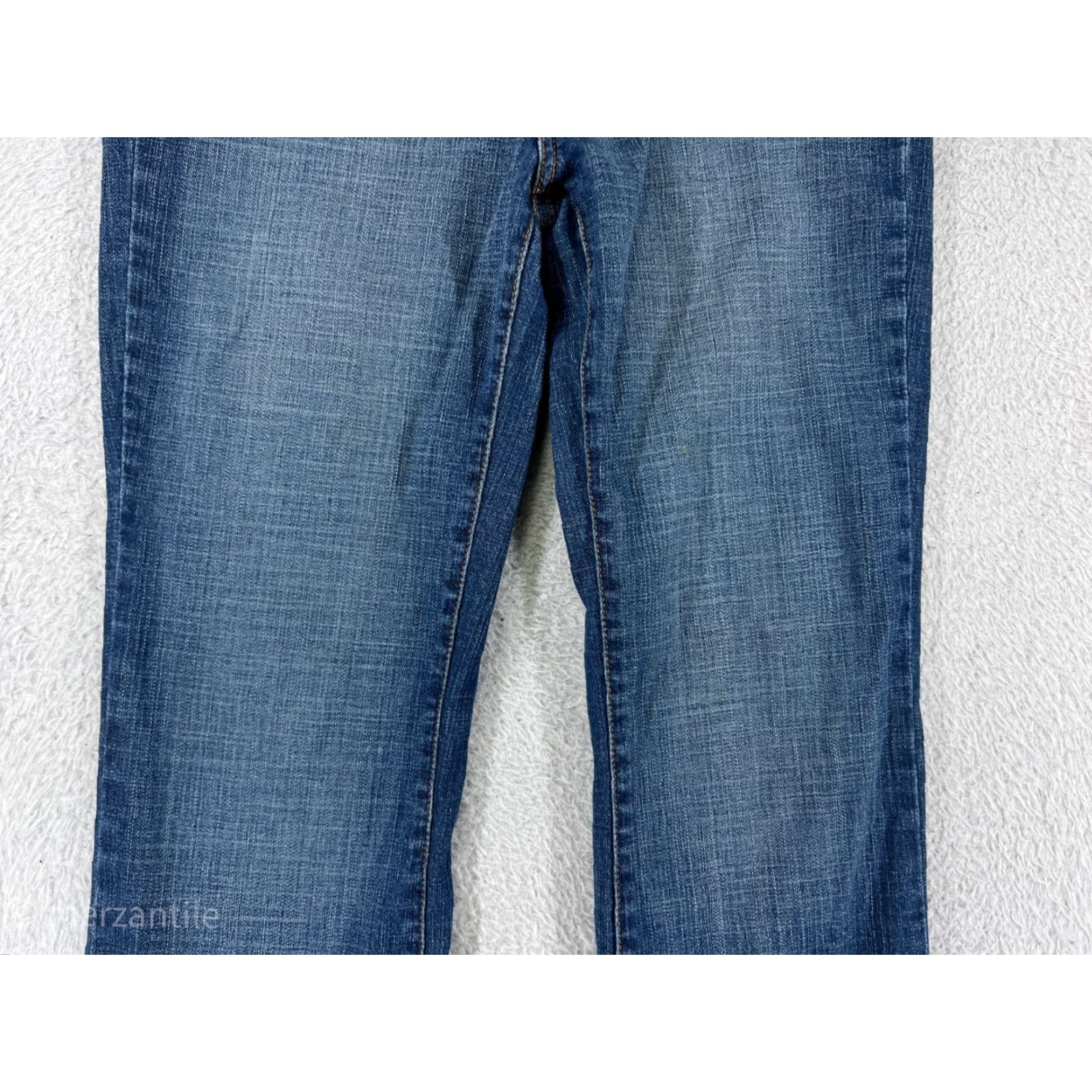 Denime SO Jeans Women 5 Bootcut Jeans Mid Rise Blue Denim Cotton Embroidered Studded 5-Pocket Regular Stretch Women's Cowboy Southwestern Classic Size 27" / US 4 / IT 40 - 6 Thumbnail