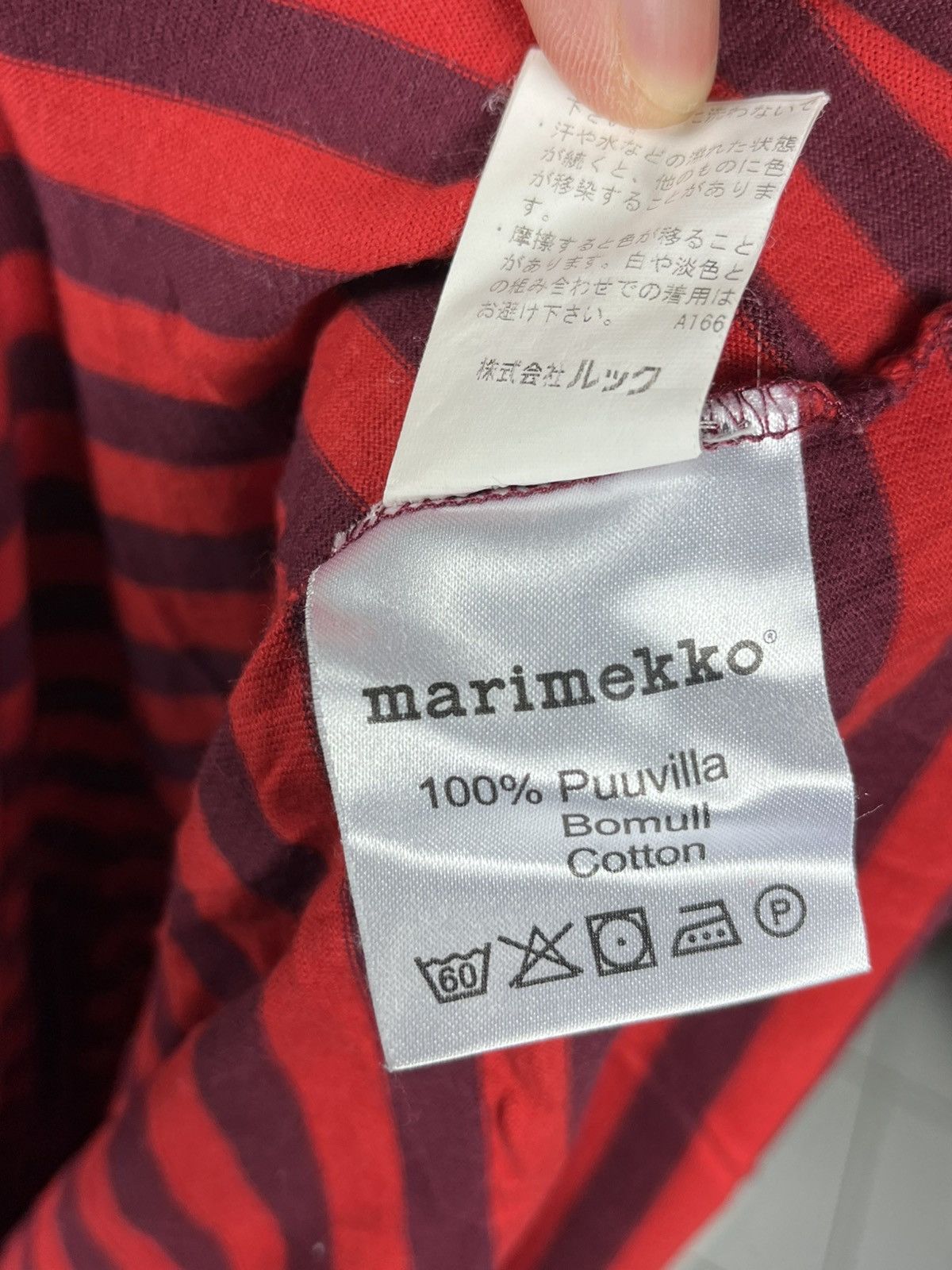 Marimekko Marimekko Striped Grunge Mini Dress Made In Finland Designer Size M / US 6-8 / IT 42-44 - 6 Thumbnail