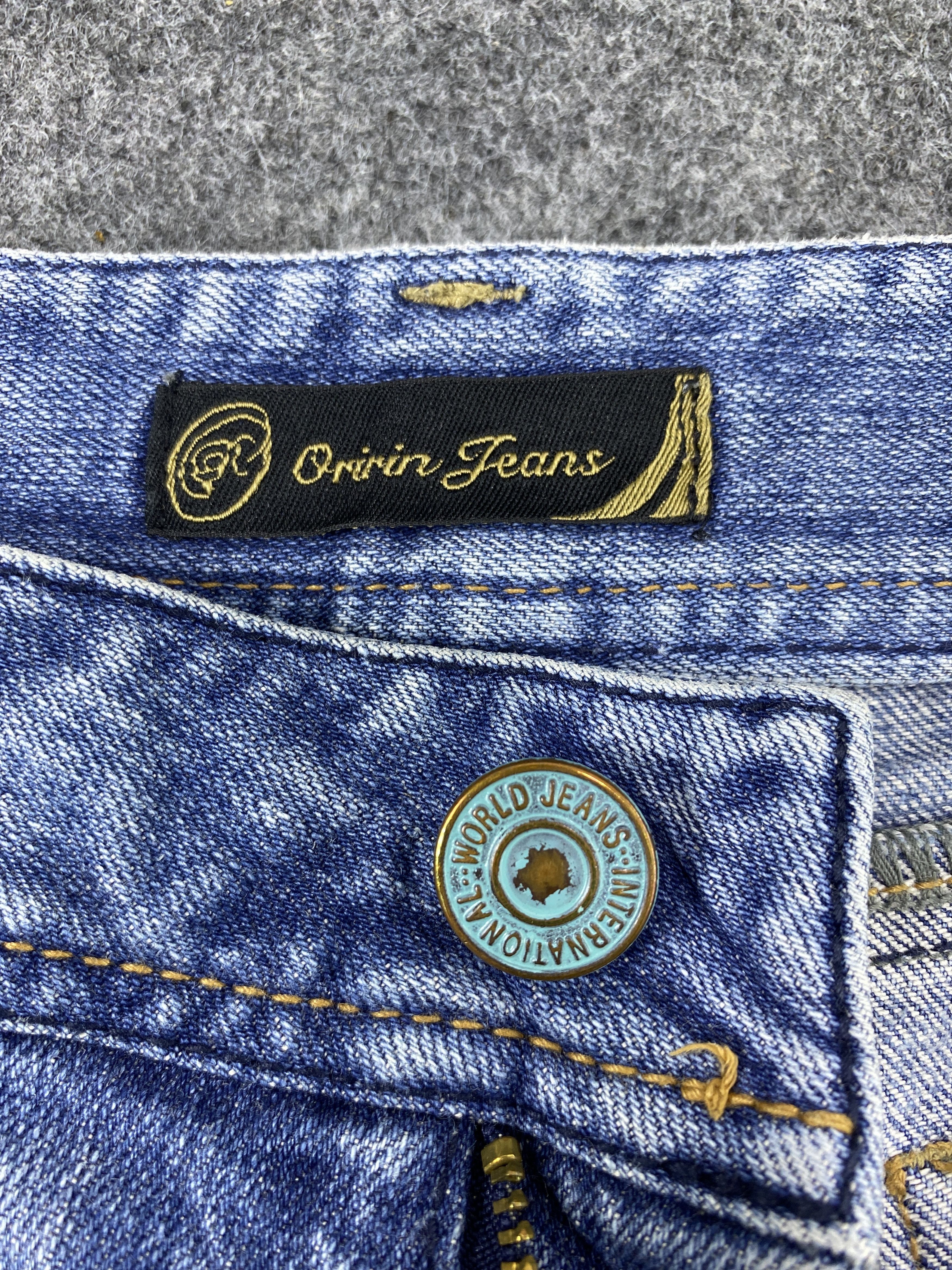 Japanese Brand Oririn Blue Wash bootcut Jeans - J997 Size 29" - 7 Thumbnail
