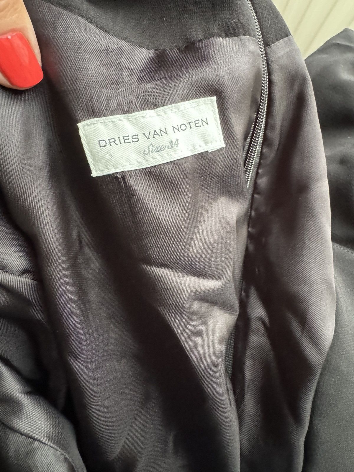 Dries Van Noten Dries van Noten new black blouse, size XS Size XS / US 0-2 / IT 36-38 - 3 Thumbnail
