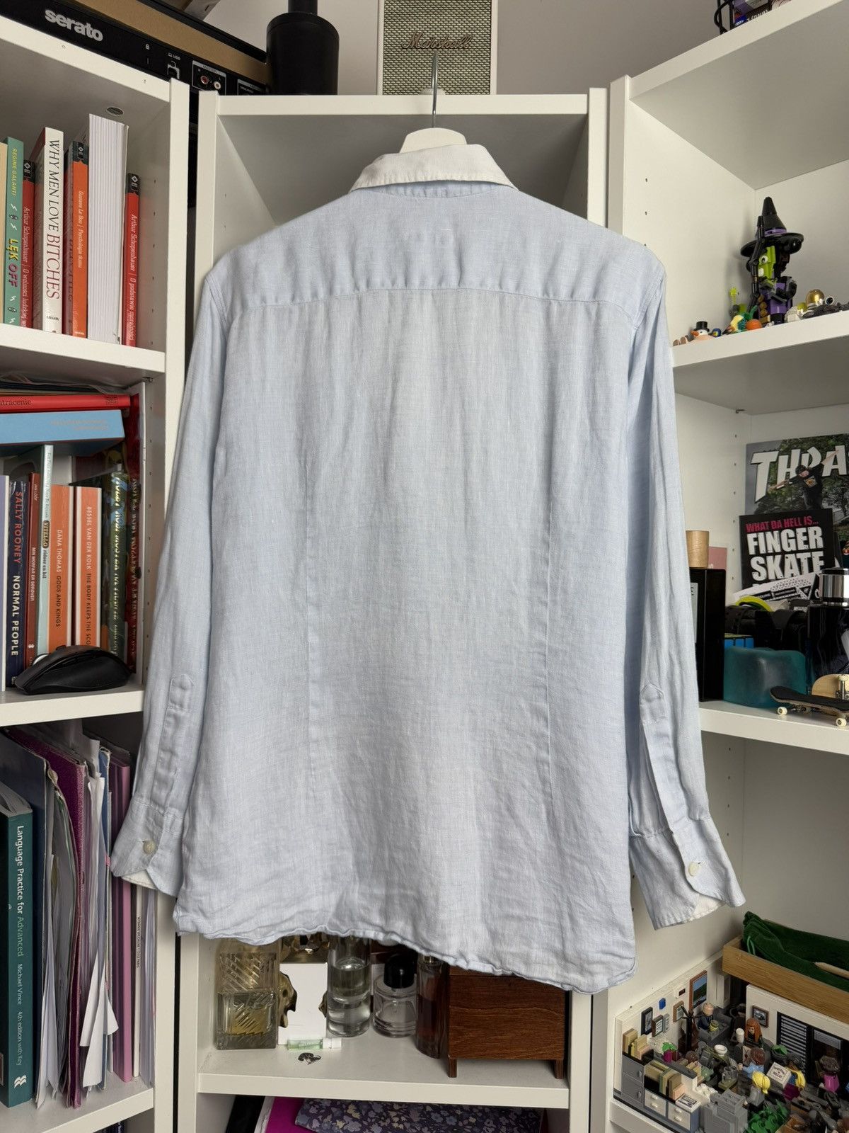 Designer × Loro Piana Loro Piana basic slim fit linen shirt XL designer old money Size US XL / EU 56 / 4 - 2 Thumbnail