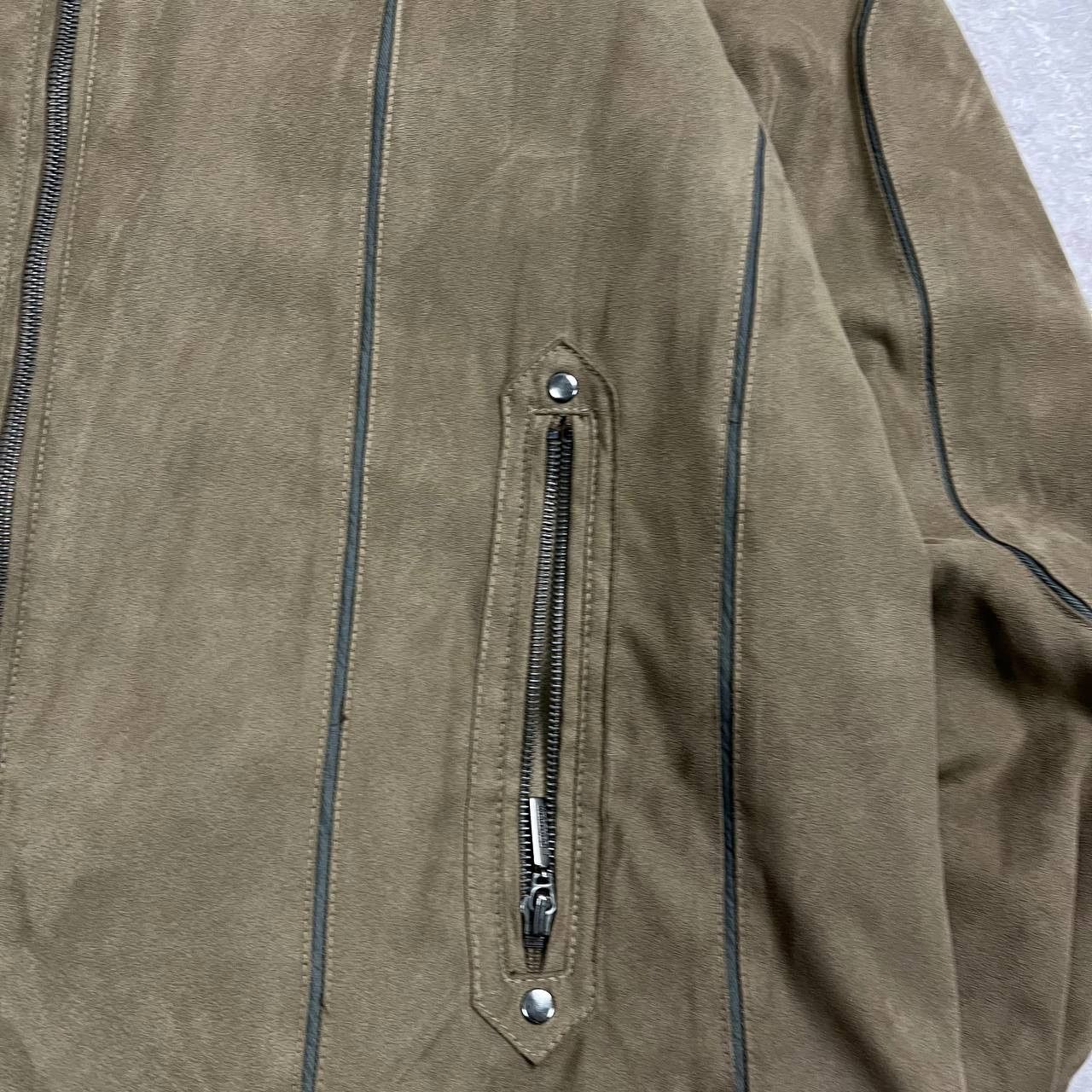 Japanese Brand Vitnage Y2K Avant Gard Leather Jacket Opium Rare 90s Casual Size US XXL / EU 58 / 5 - 3 Thumbnail
