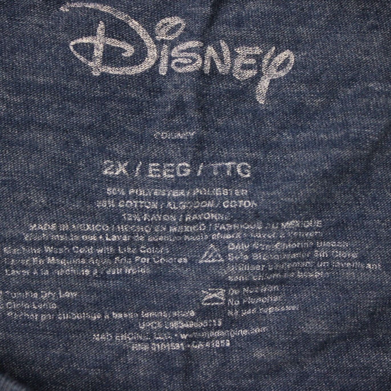 Disney DuckTales Shirt Disney Mens 2XL Blue Graphic Print Short Sleeve T-Shirt Pullover Duck Donald Disney Logo Cartoon 2020s Mens Size US XXL / EU 58 / 5 - 5 Thumbnail