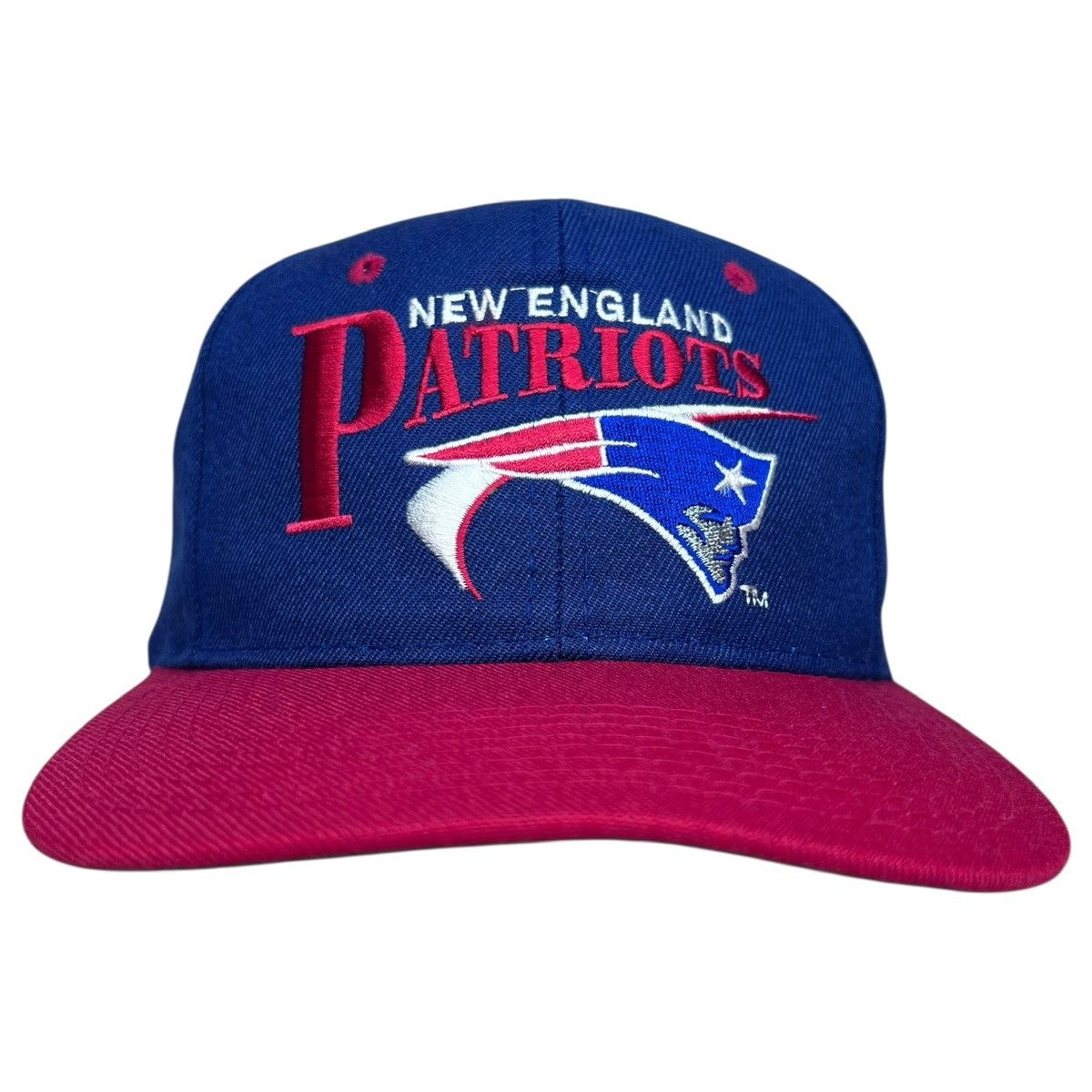 NFL Vtg 90s NFL New England Patriots Drew Pearson Wool Snapback Size ONE SIZE - 1 Thumbnail
