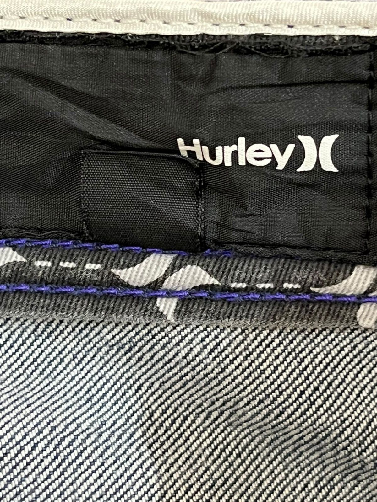 Beauty Beast × Hurley Vintage Hurley Back Big Logo Denim Size US 31 - 6 Thumbnail