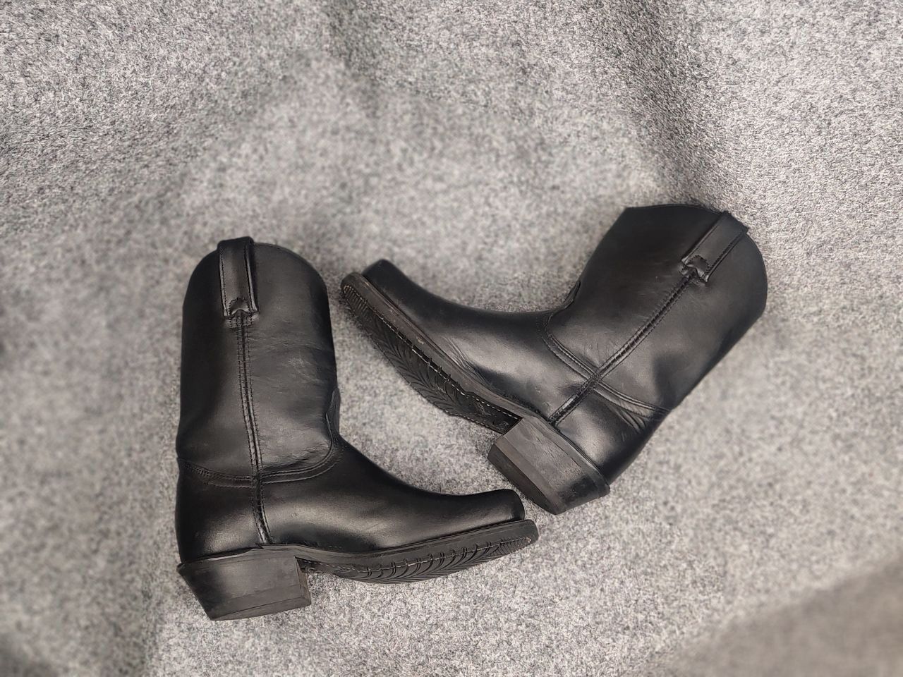 Canada West Canada West Leather Motorcycle square toe ankleVintage Boots Size US 8 / IT 38 - 18 Thumbnail