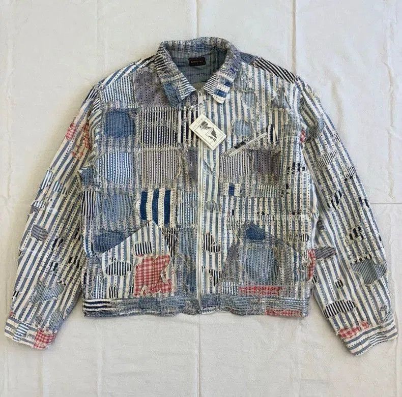 Kapital KAPITAL LIBERTY BORO Patchwork Jacket. Size US L / EU 52-54 / 3 - 1 Thumbnail