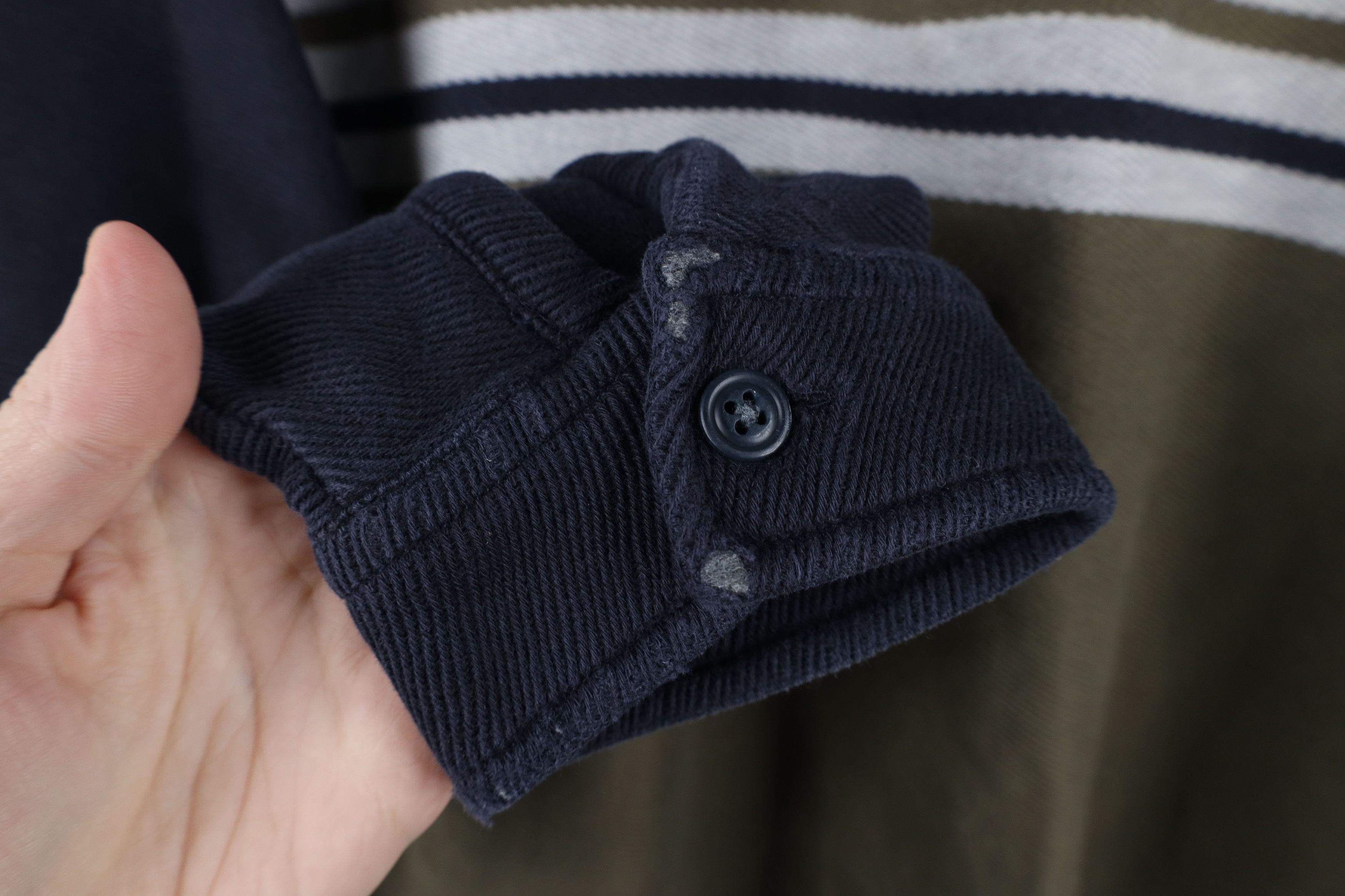 Lands' End × Vintage Vintage 90s Lands End Heavyweight Long Sleeve Collared Polo Size US XL / EU 56 / 4 - 5 Thumbnail