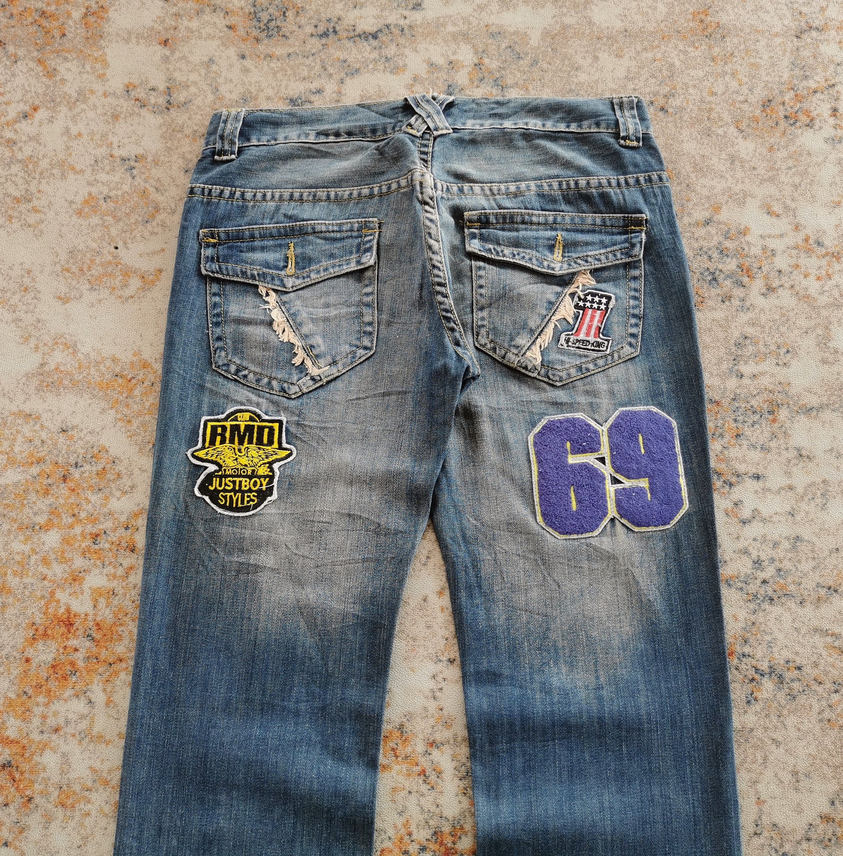 Kapital Realmind Flared Customized Vintage Patch Jeans Style KAPITAL Size US 31 - 10 Thumbnail