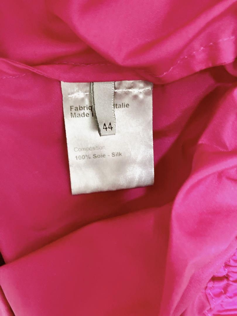 Dior × Kris Van Assche Magenta rare silk dolman anorak jacket Size US S / EU 44-46 / 1 - 10 Thumbnail