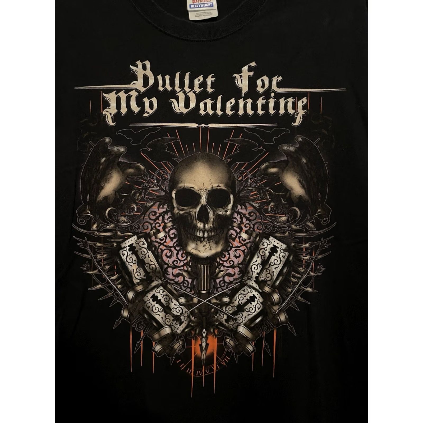 Valentino VINTAGE Bullet for My Valentine T-Shirt XL Black Skull Heavy Metal Mens XS? No, keep accurate: XL Size Shirt Size US XL / EU 56 / 4 - 2 Thumbnail