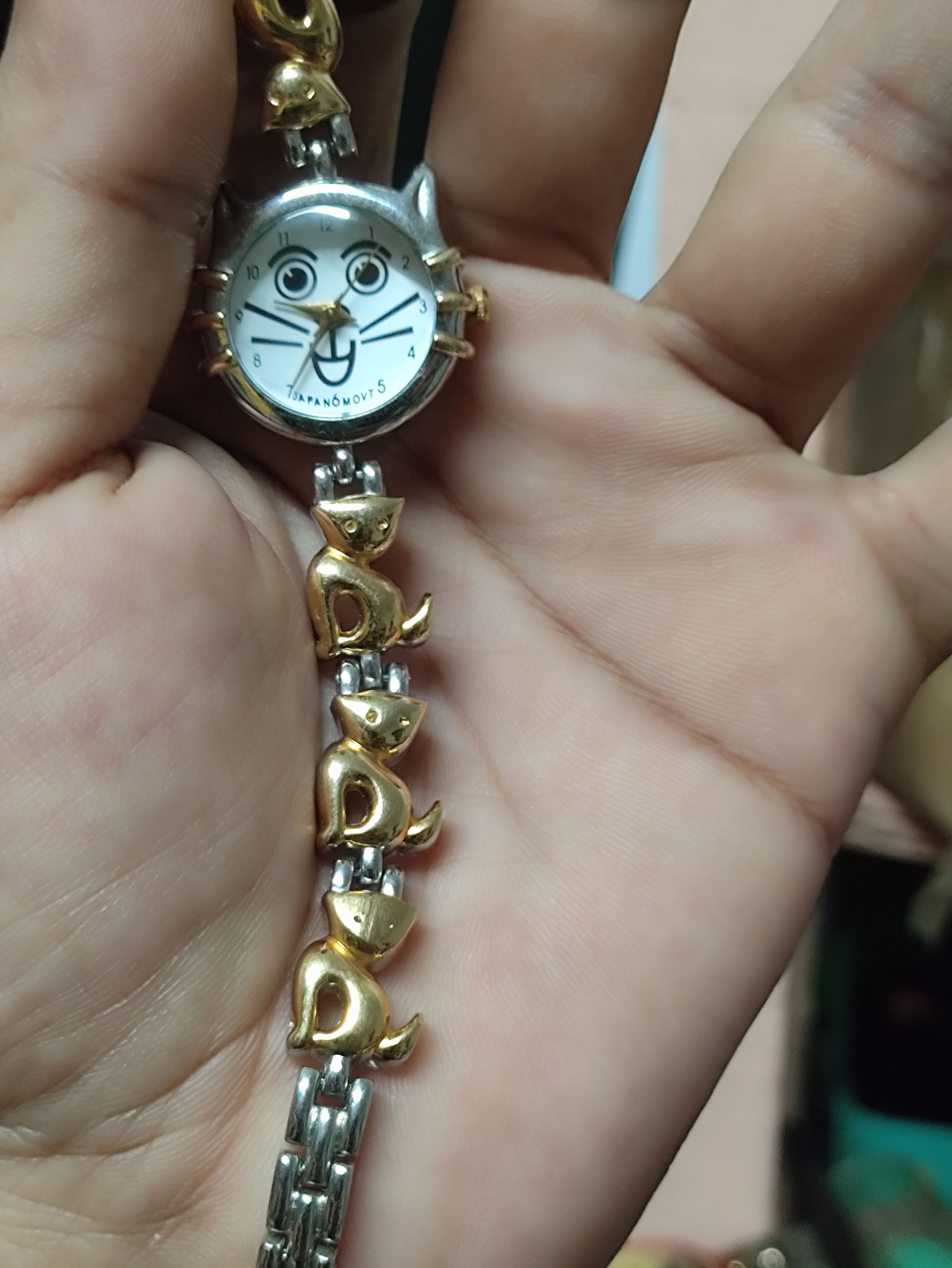 Japanese Brand × Vintage Kristine Quartz Watch Japan Made. Cat Shape Design Size ONE SIZE - 5 Thumbnail