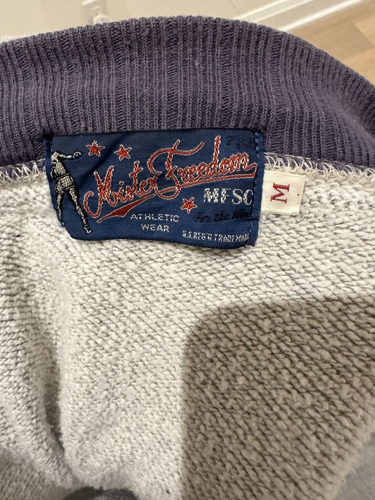 Mister Freedom The Contender Sweatshirt - Heather Grey Size US M / EU 48-50 / 2 - 7 Thumbnail